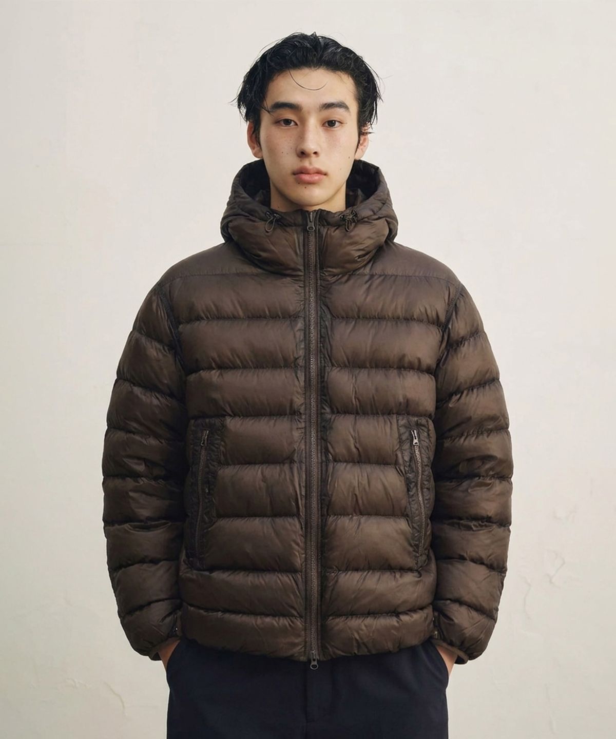 무신사 스탠다드 스포츠(MUSINSA STANDARD SPORTS) 엣지 시어로프트 패딩자켓 (4color)
