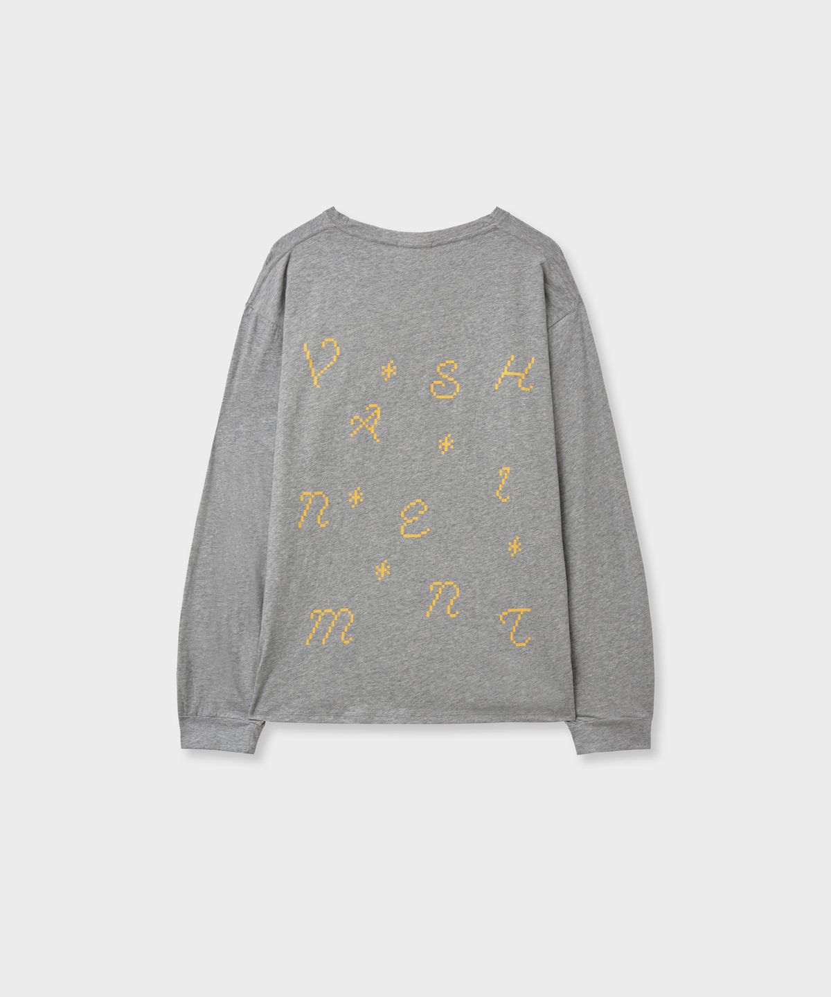 바니쉬먼트(VANISHMENT) Summer pixel tee_melange gray