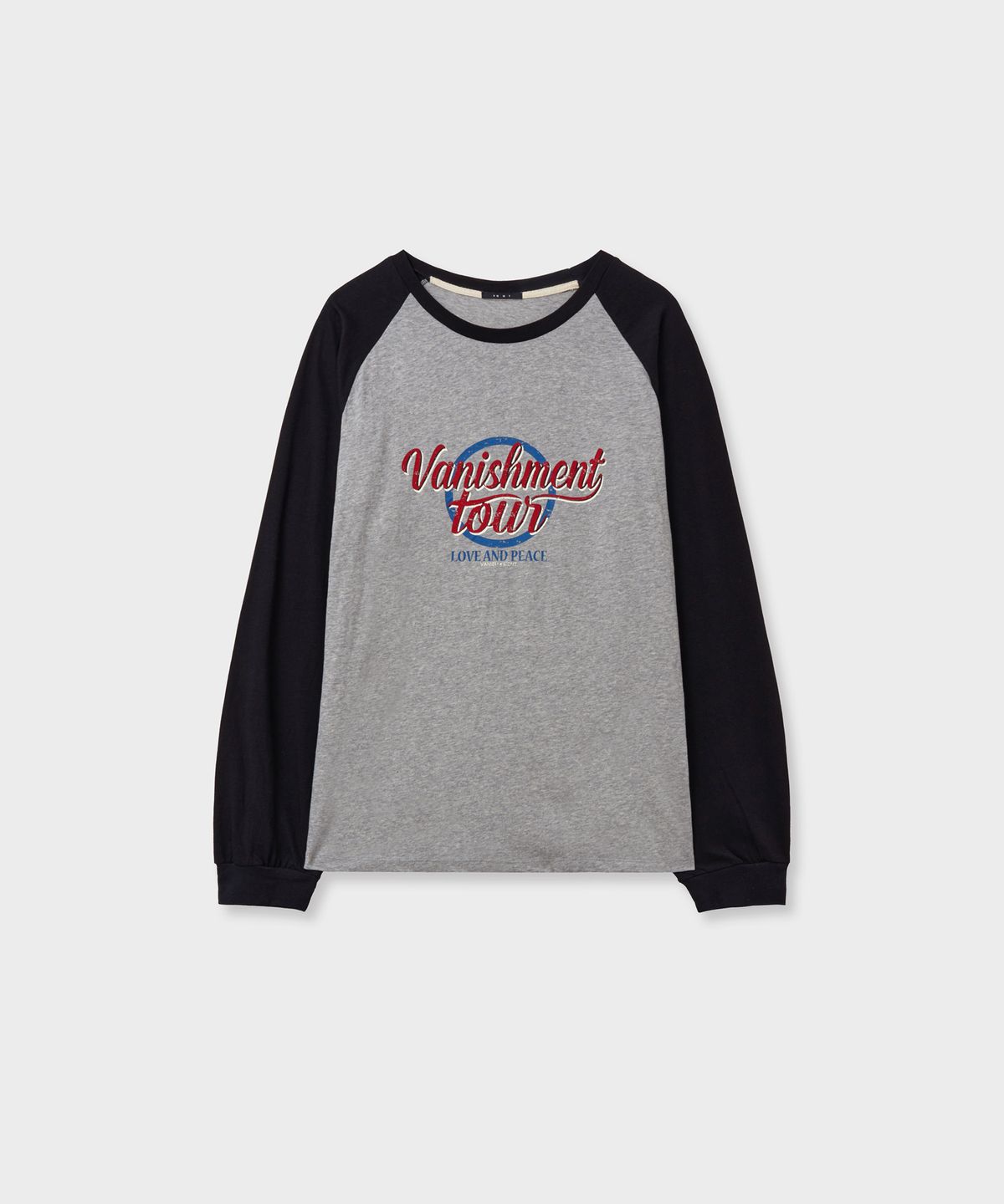 바니쉬먼트(VANISHMENT) Summer reglan tee_melange gray