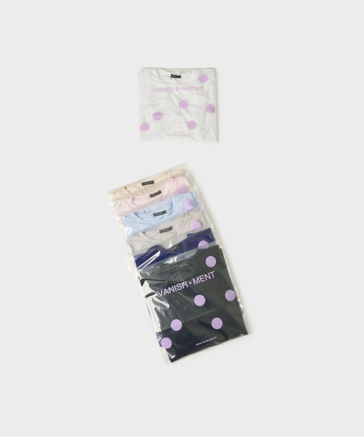 바니쉬먼트(VANISHMENT) [2PACK] Layered tee_7color
