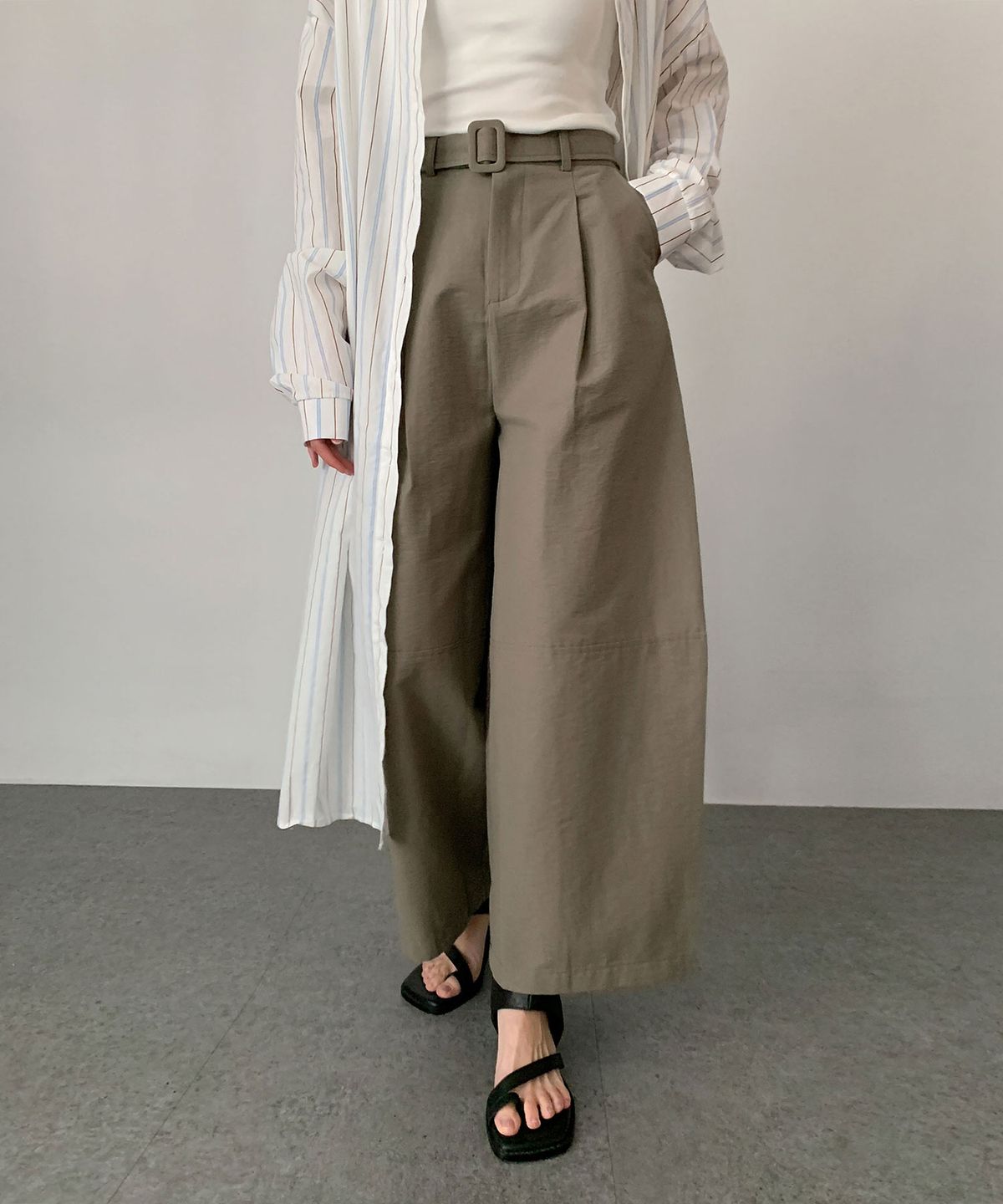 바스카라(VASCARA) Moment One-Tuck Wide Pants (2colors)