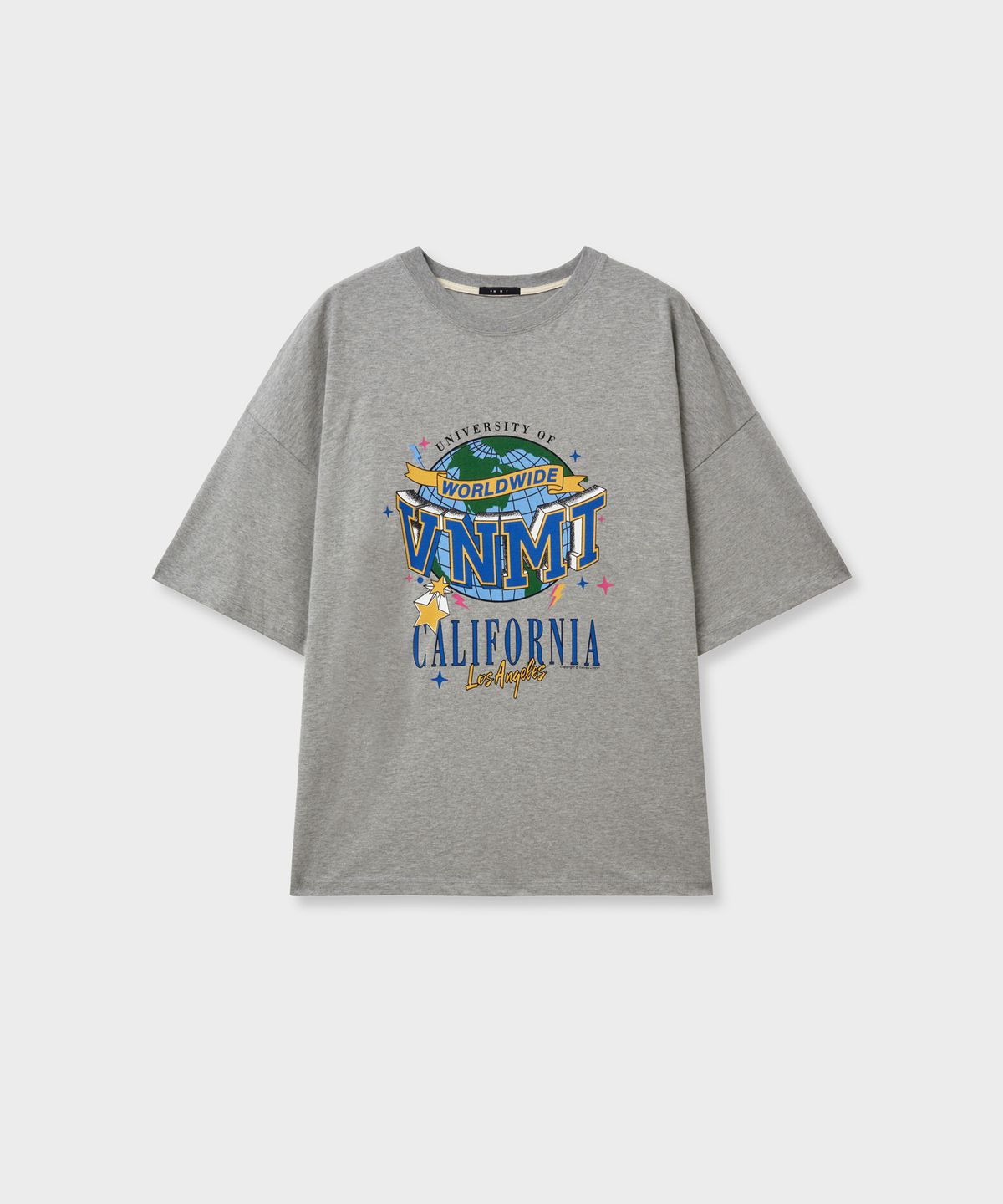 바니쉬먼트(VANISHMENT) California tee_melange gray