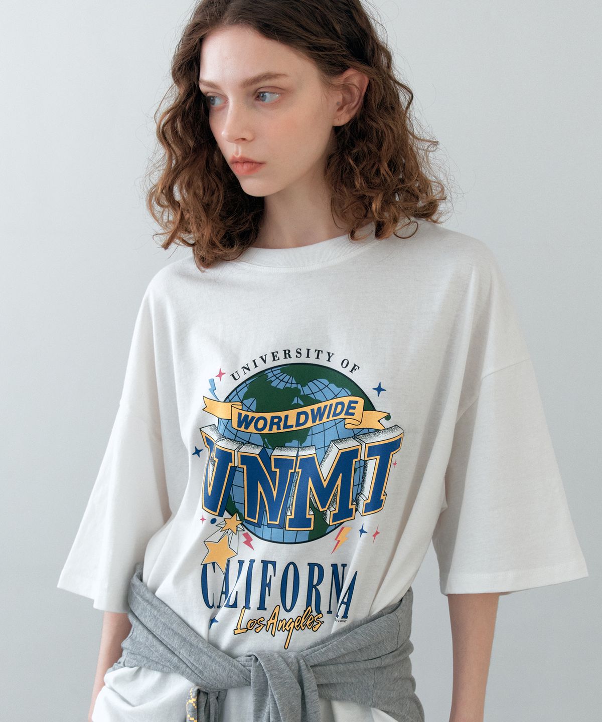 바니쉬먼트(VANISHMENT) California tee_ivory