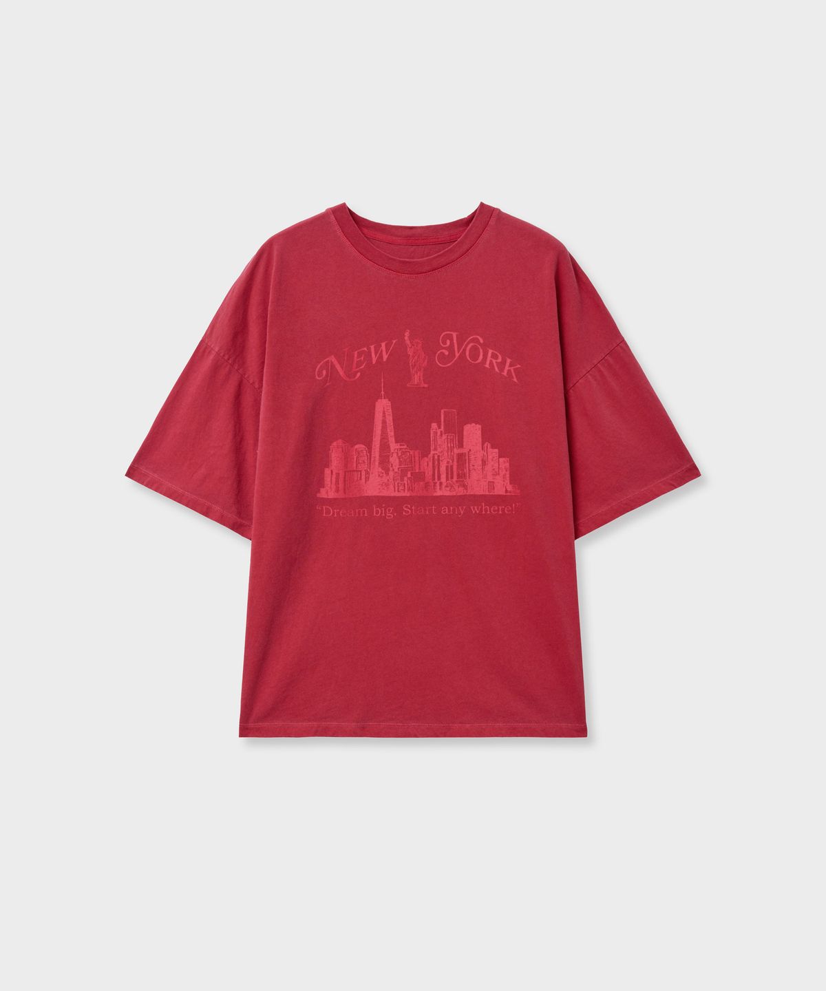 바니쉬먼트(VANISHMENT) Pigment tee_red