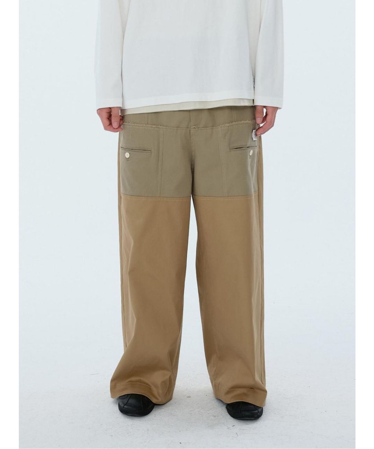 래코드(RECODE) Wide Baggy Pants RKPAA24620BEX