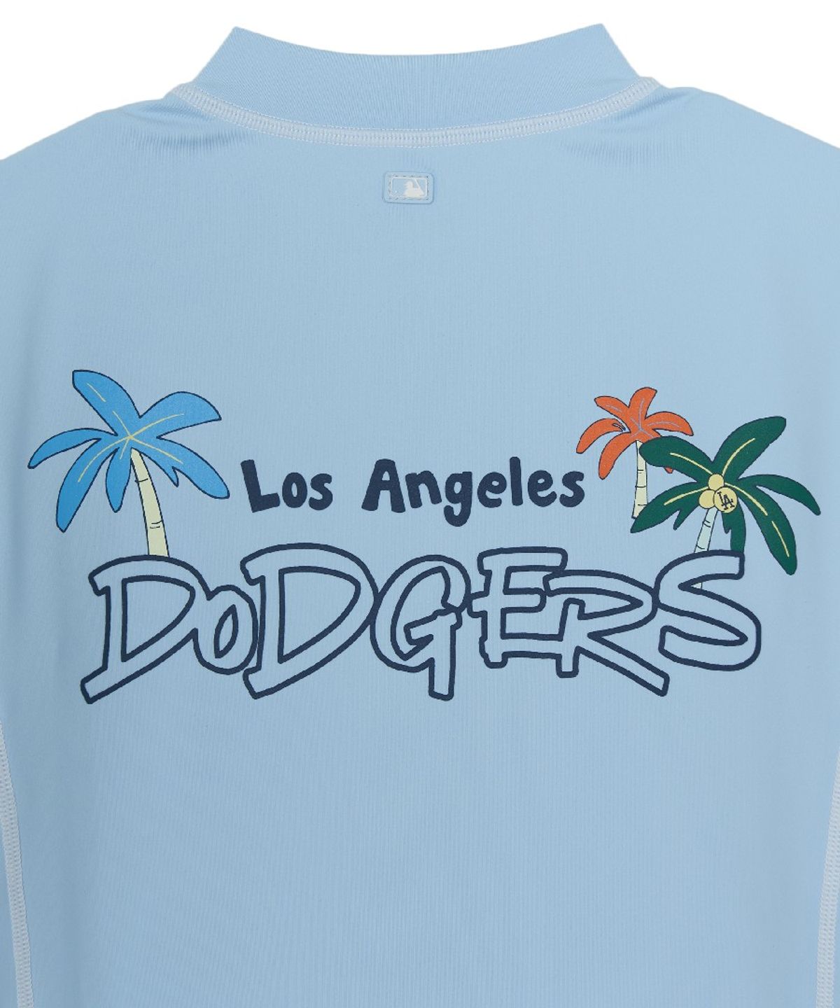 엠엘비 키즈(MLB KIDS) 스포티브 집업 래쉬가드 패턴 보드쇼츠 세트 LA (L.Blue)