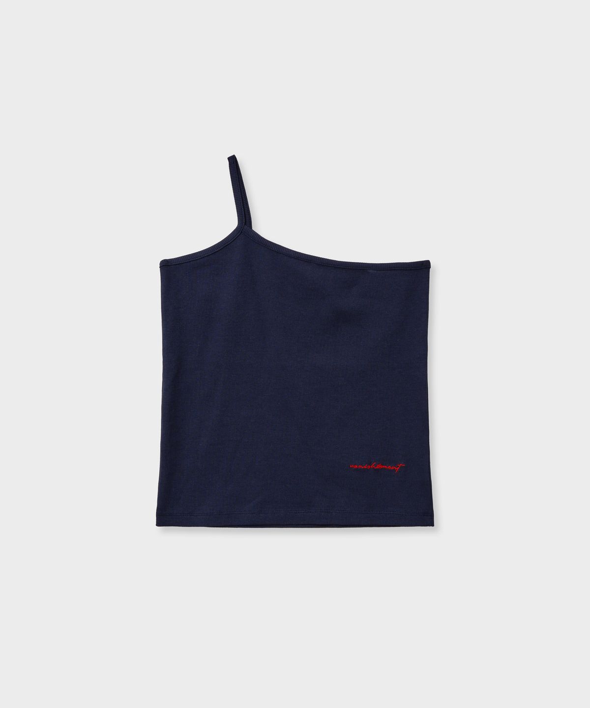 바니쉬먼트(VANISHMENT) [SET] Scarf tank top_navy