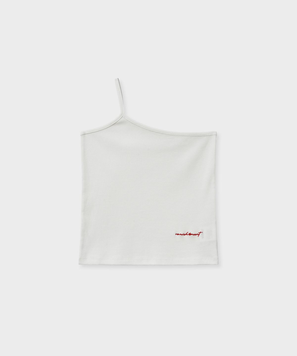 바니쉬먼트(VANISHMENT) [SET] Scarf tank top_ivory