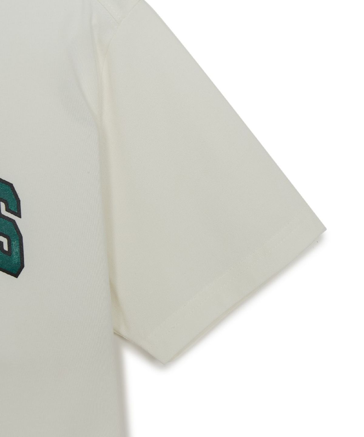엠엘비 키즈(MLB KIDS) 스포티브 베이직 마스코트 티셔츠 OAK (Ivory)