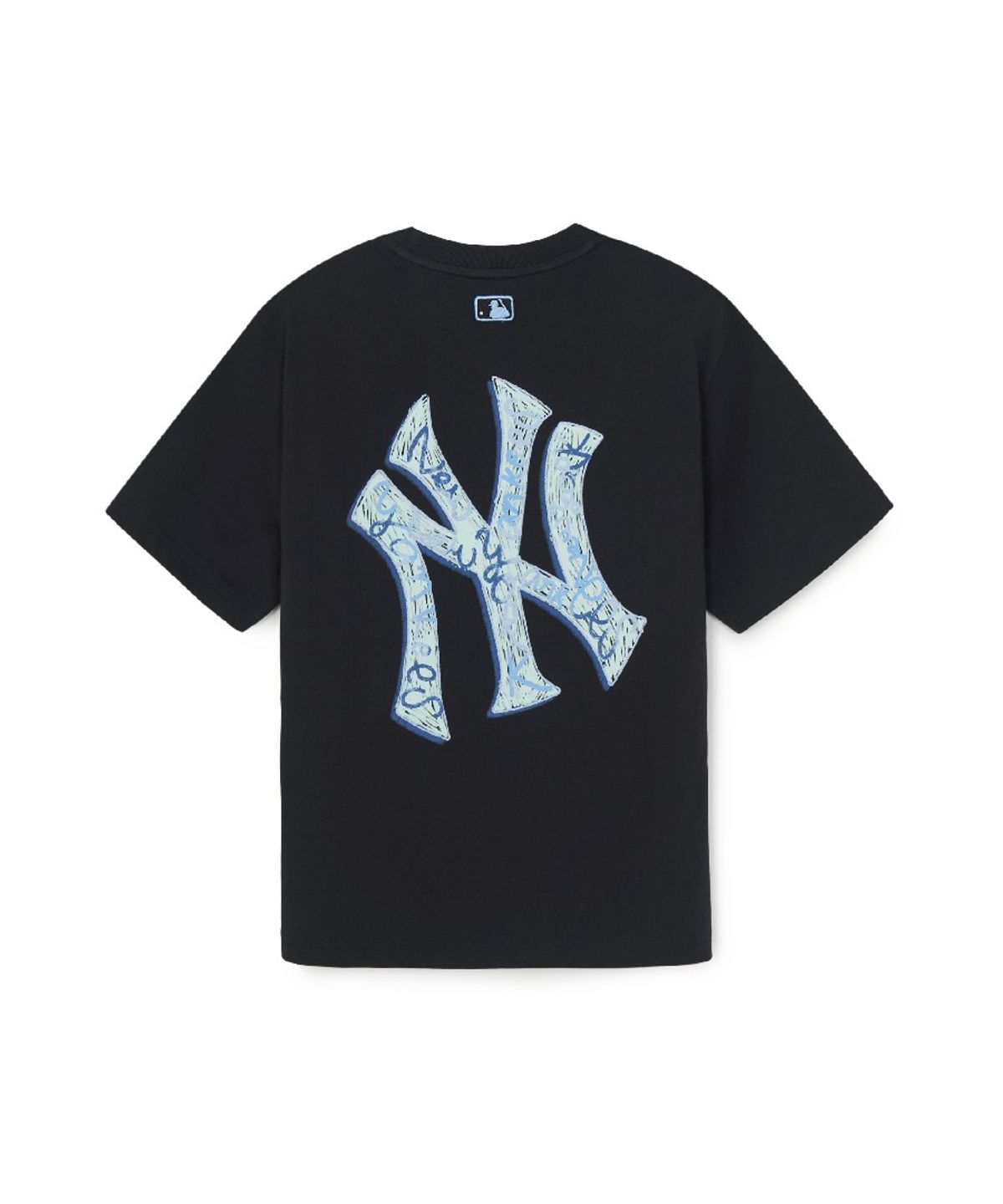 엠엘비 키즈(MLB KIDS) 스트릿 크레용 빅럭스 티셔츠 NY (Black)