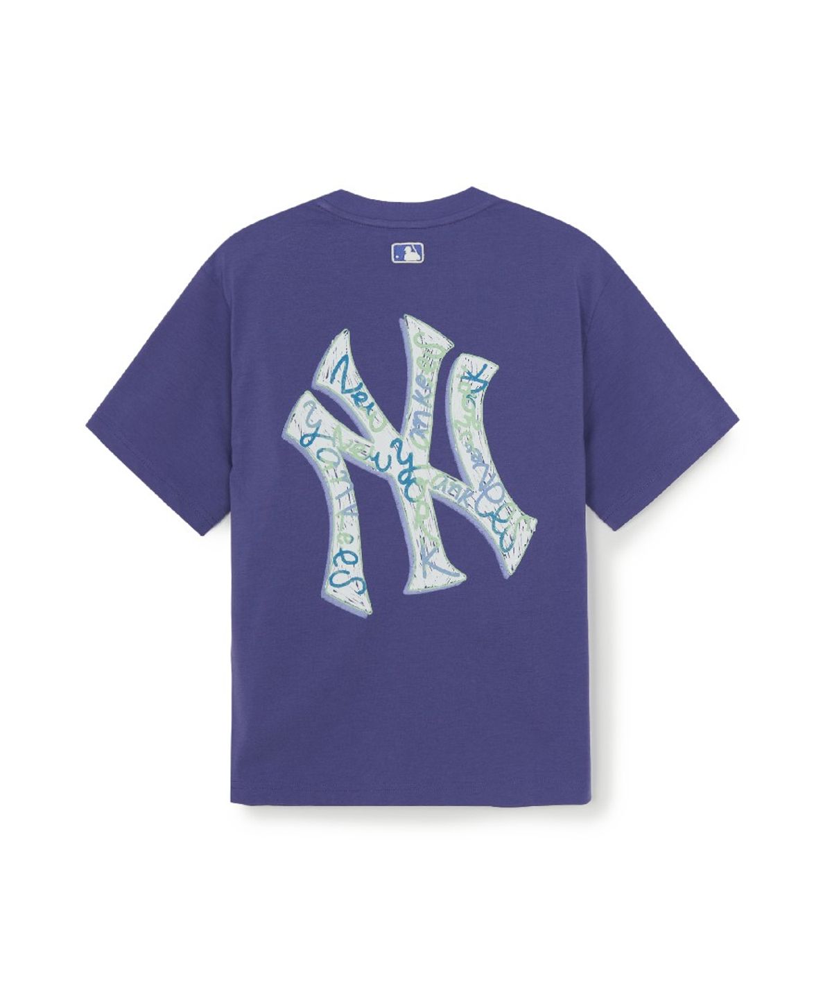 엠엘비 키즈(MLB KIDS) 스트릿 크레용 빅럭스 티셔츠 NY (D.Violet)