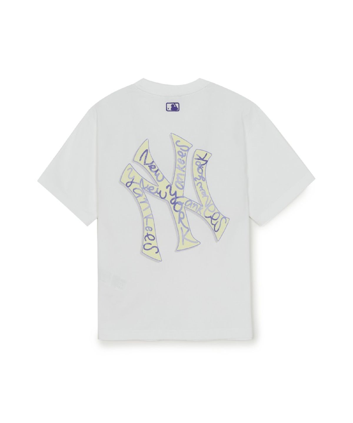 엠엘비 키즈(MLB KIDS) 스트릿 크레용 빅럭스 티셔츠 NY (White)