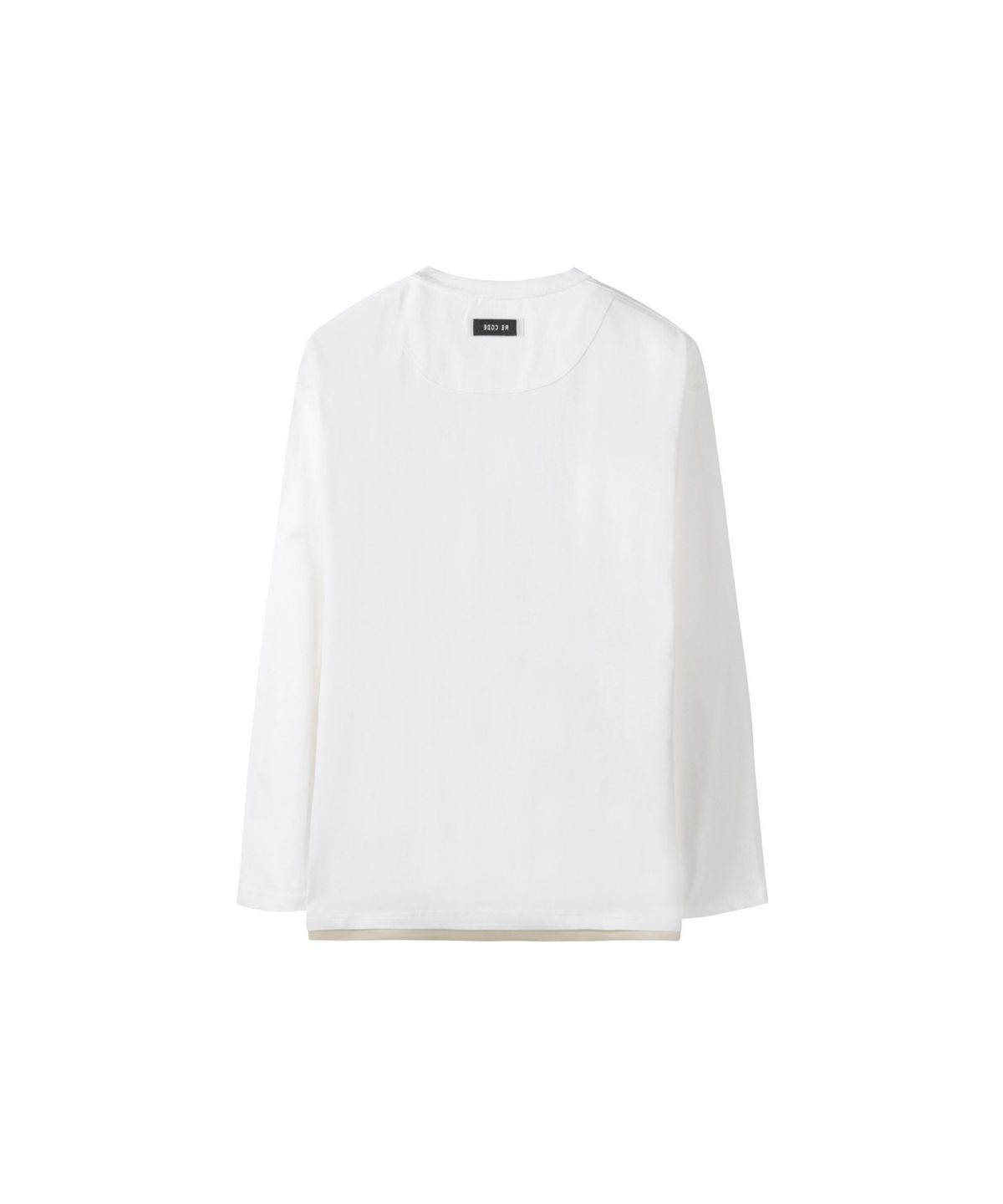 래코드(RECODE) Lining Detail Longsleeve T-shirt RKTAA24615WHX
