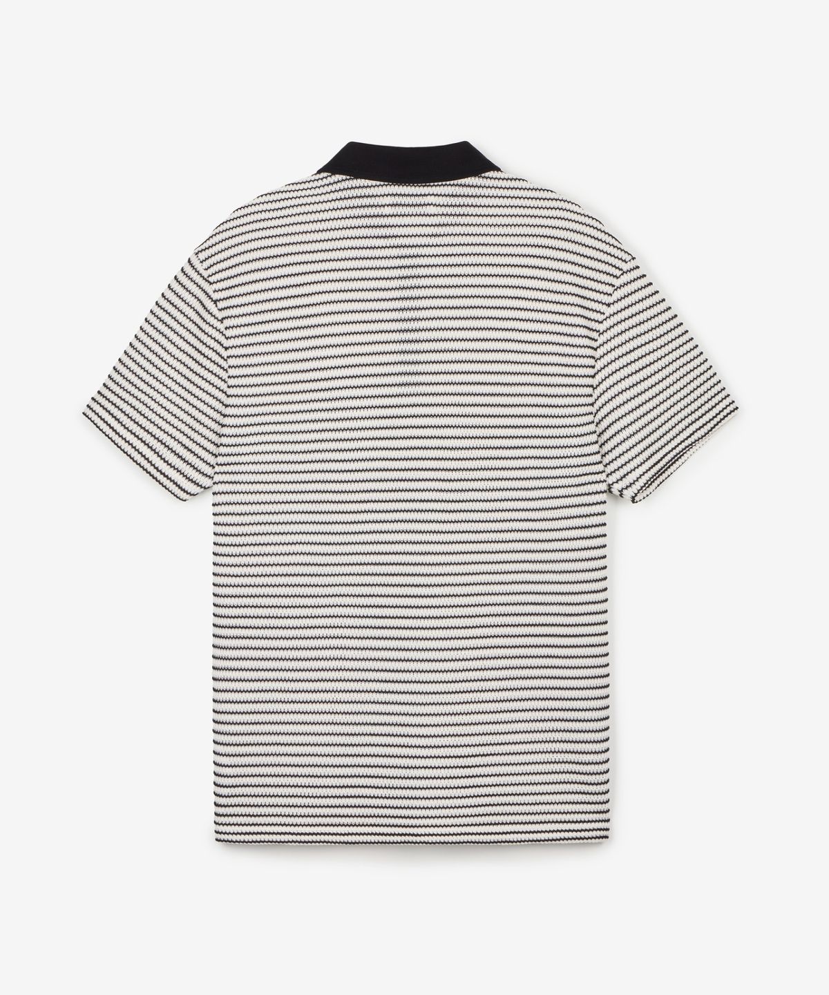 티엔지티 우먼(TNGT WOMAN) W Crochet Striped Polo (Black) TNTS6E208BK