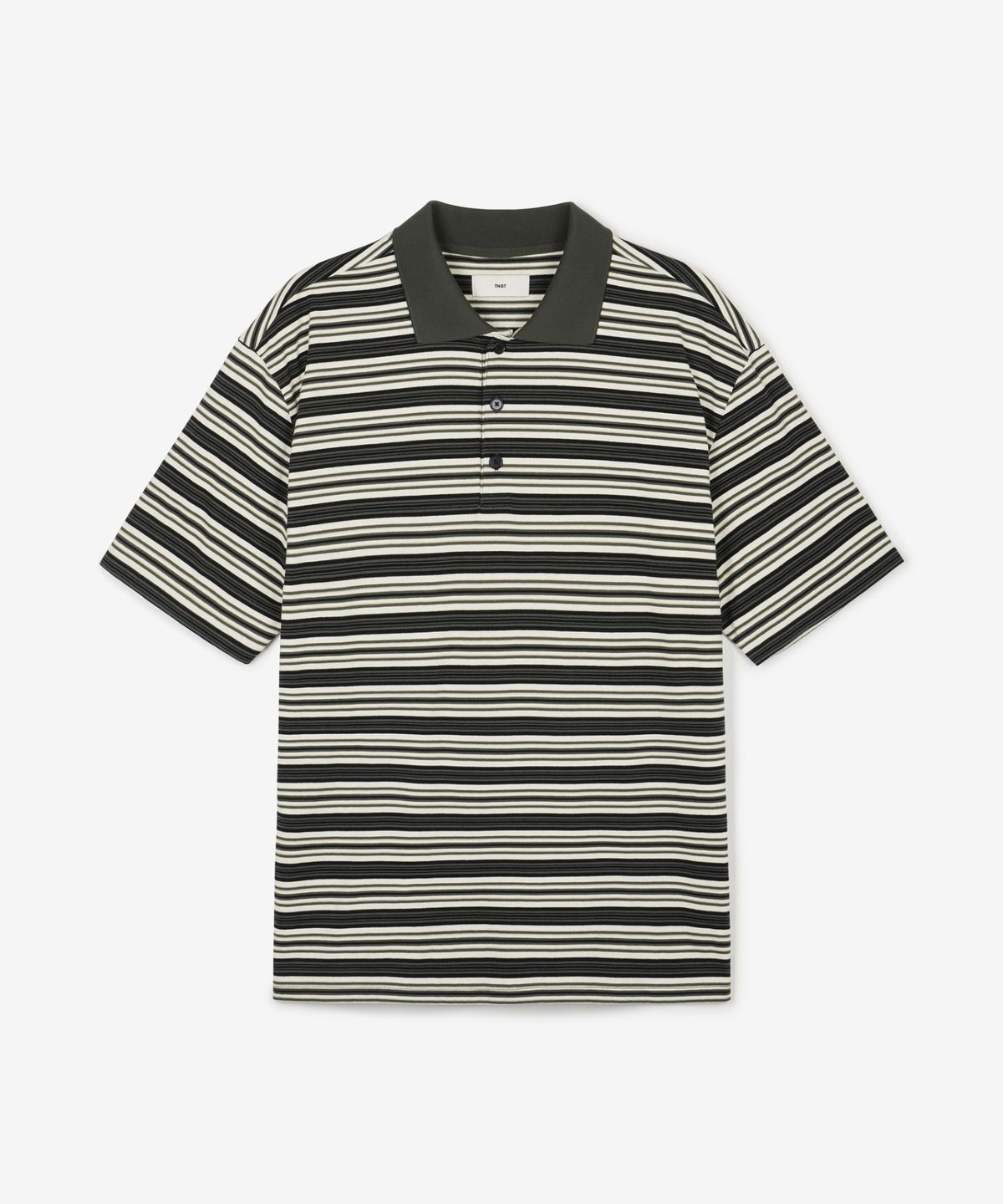 티엔지티 우먼(TNGT WOMAN) W Stripe Polo (Khaki) TNTS6E207K2