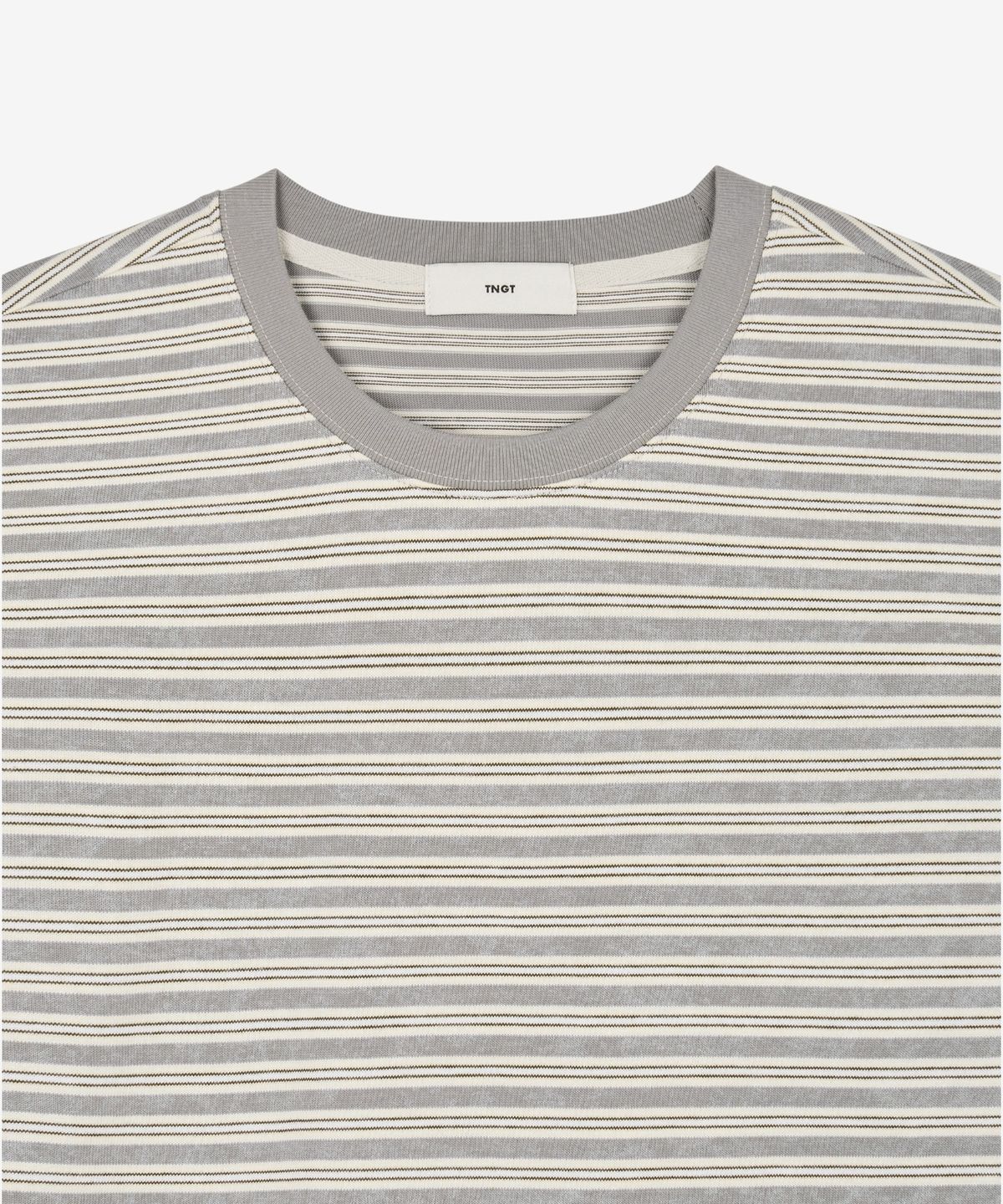 티엔지티 우먼(TNGT WOMAN) W Vintage Striped Tee (Vintage Gray) TNTS6E206G2