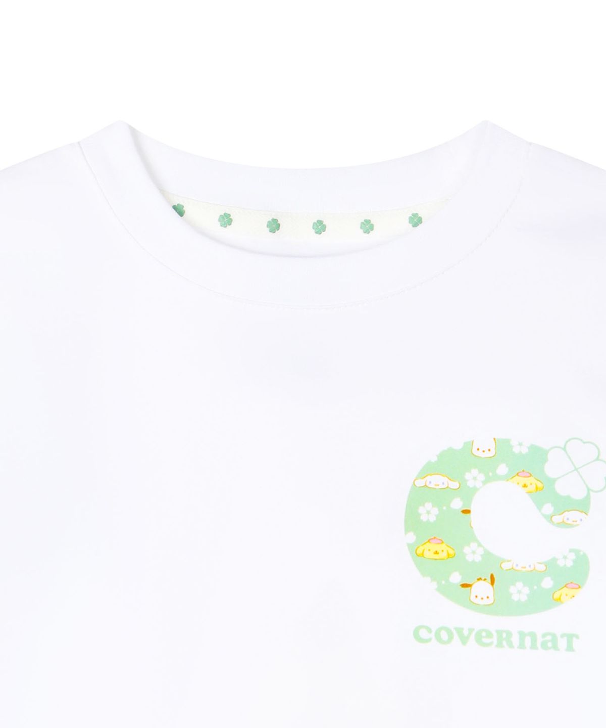 커버낫 키즈(COVERNAT KIDS) 콩콩 산리오캐릭터즈 오버핏 티셔츠 화이트 CK2605ST68WH