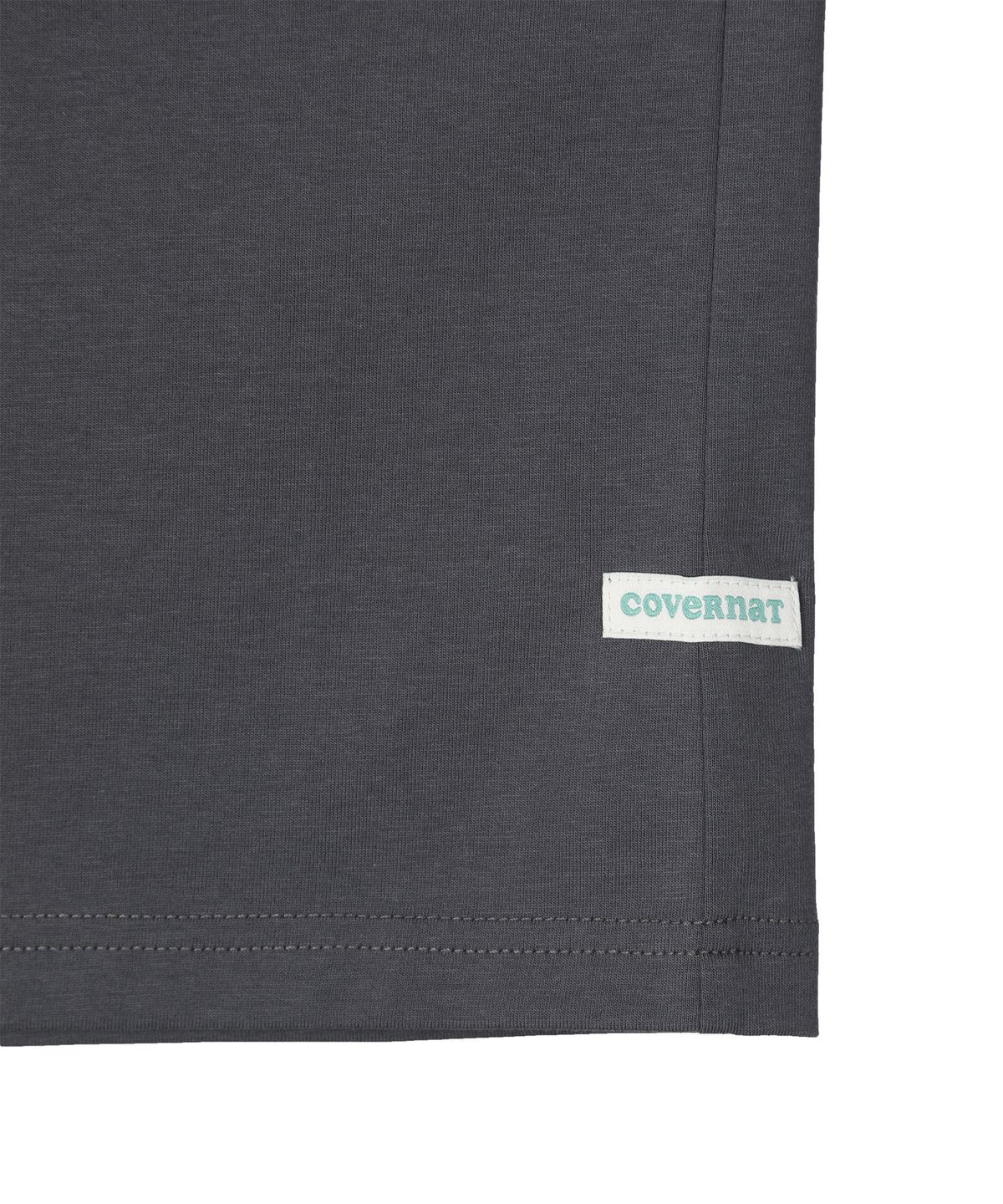 커버낫 키즈(COVERNAT KIDS) 클로버 산리오캐릭터즈 오버핏 티셔츠 차콜 CK2605ST67CH