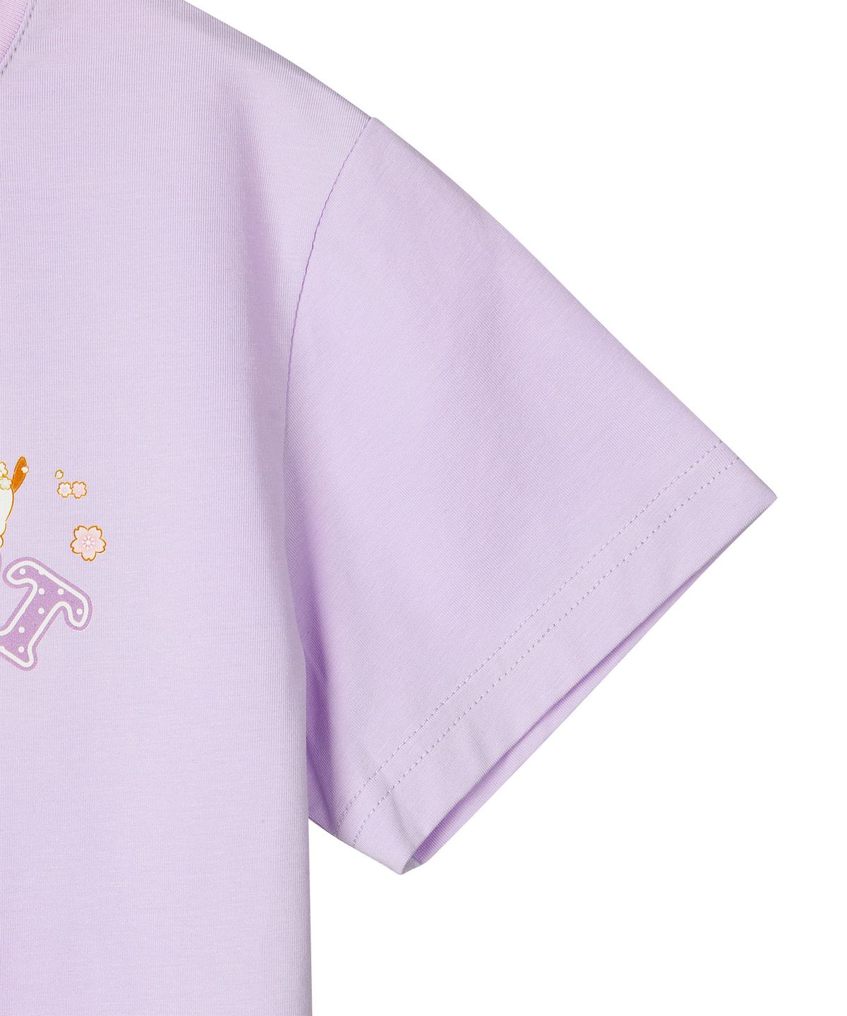 커버낫 키즈(COVERNAT KIDS) 뭉게뭉게 포차코 레귤러핏 티셔츠 퍼플 CK2605ST66PU