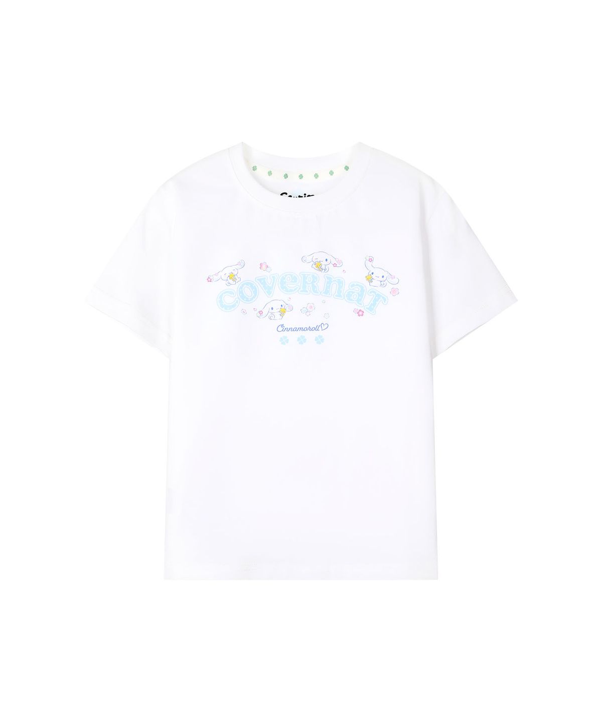 커버낫 키즈(COVERNAT KIDS) 솜솜 시나모롤 레귤러핏 티셔츠 화이트 CK2605ST64WH