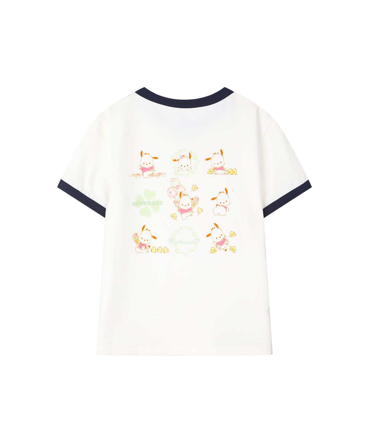 커버낫 키즈(COVERNAT KIDS) 말캉벌룬 포차코 링거티셔츠 아이보리 CK2605ST62IV