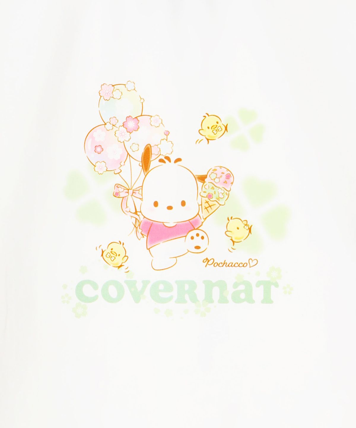 커버낫 키즈(COVERNAT KIDS) 말캉벌룬 포차코 링거티셔츠 아이보리 CK2605ST62IV