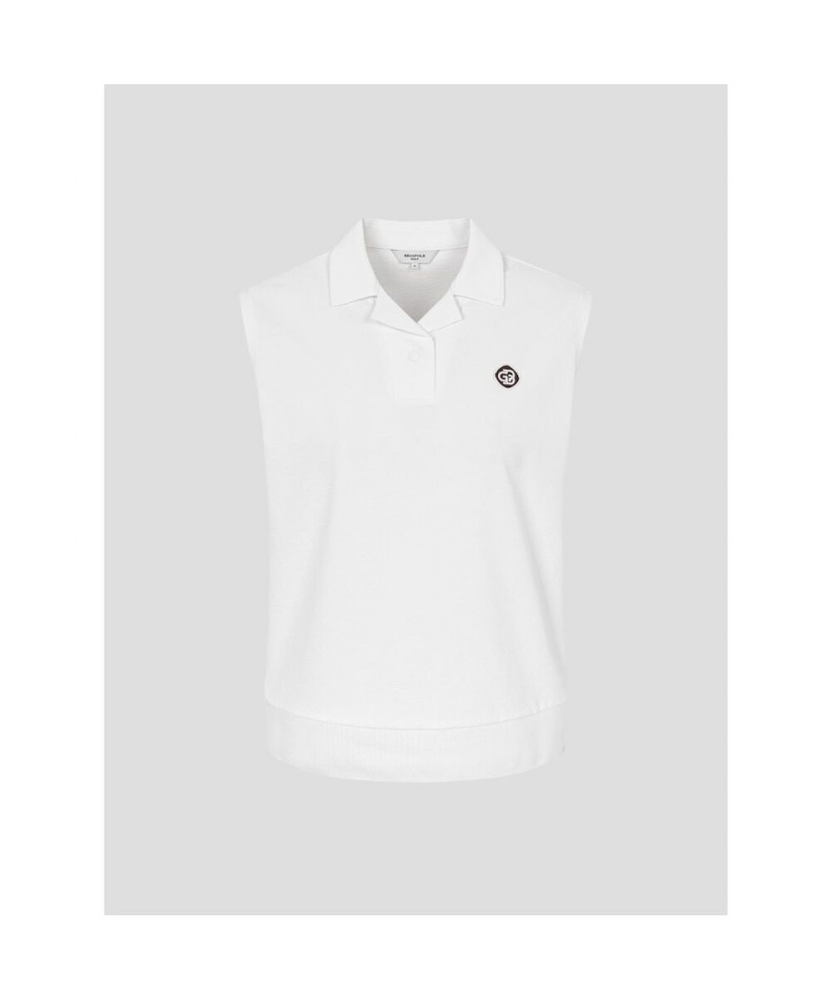 빈폴골프(BEANPOLE GOLF) 여성 크리즈드 슬리브리스 - 화이트