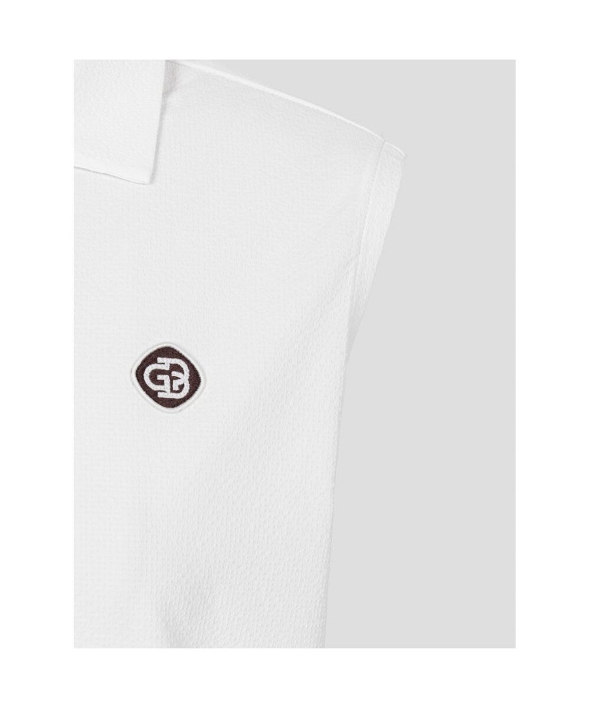 빈폴골프(BEANPOLE GOLF) 여성 크리즈드 슬리브리스 - 화이트