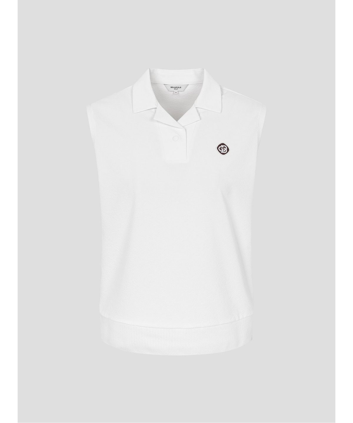 빈폴골프(BEANPOLE GOLF) 여성 크리즈드 슬리브리스 - 화이트