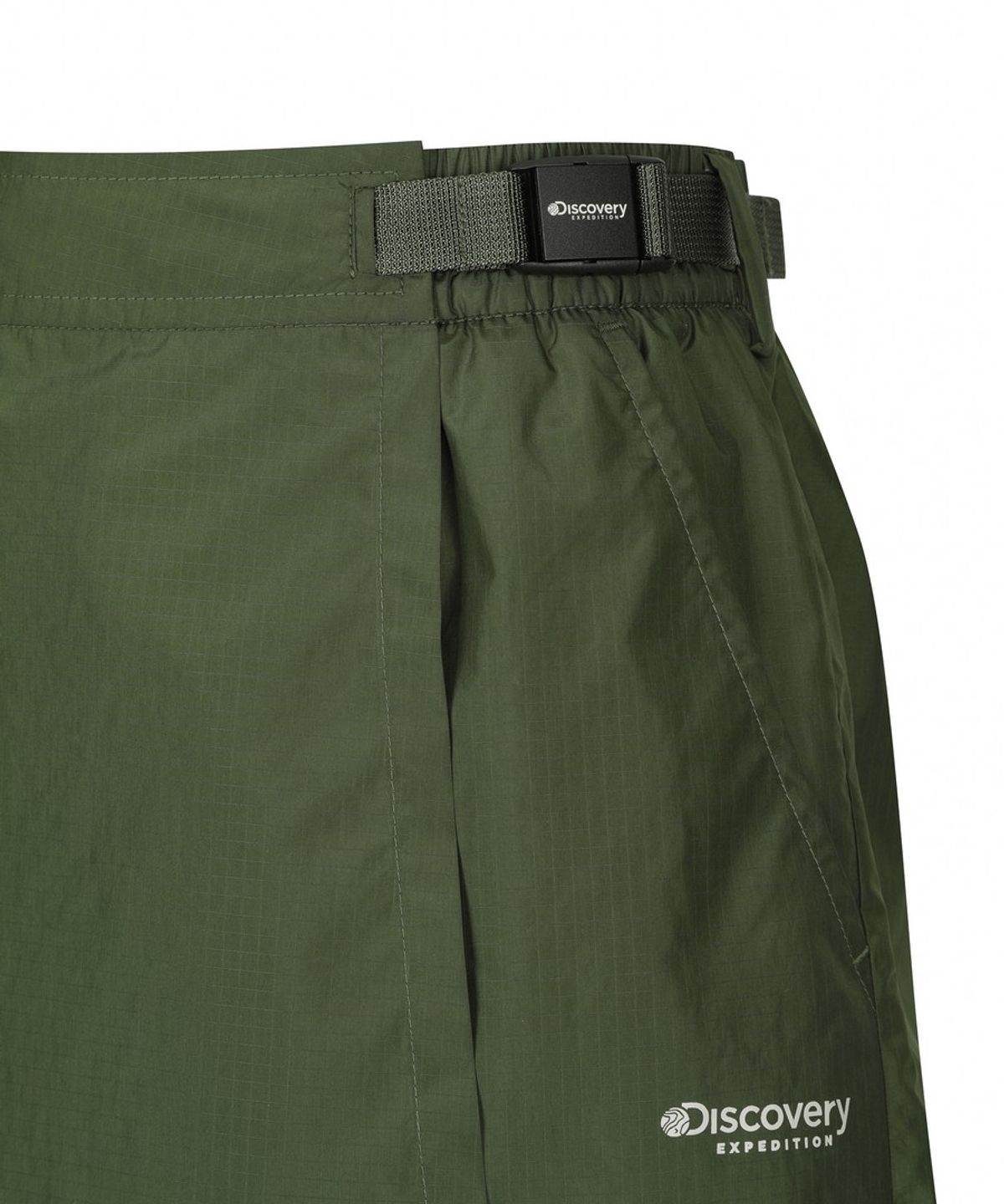 디스커버리 익스페디션(DISCOVERY EXPEDITION) 여성 경량 우븐 트레이닝 4부 팬츠 스커트 (N/KHAKI)