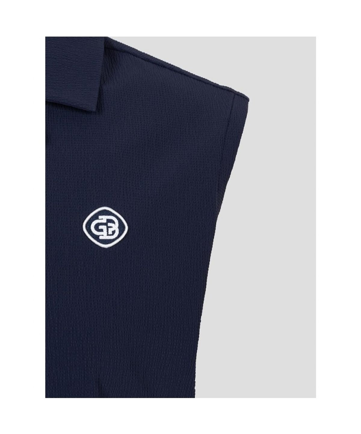 빈폴골프(BEANPOLE GOLF) 여성 크리즈드 슬리브리스 - 네이비