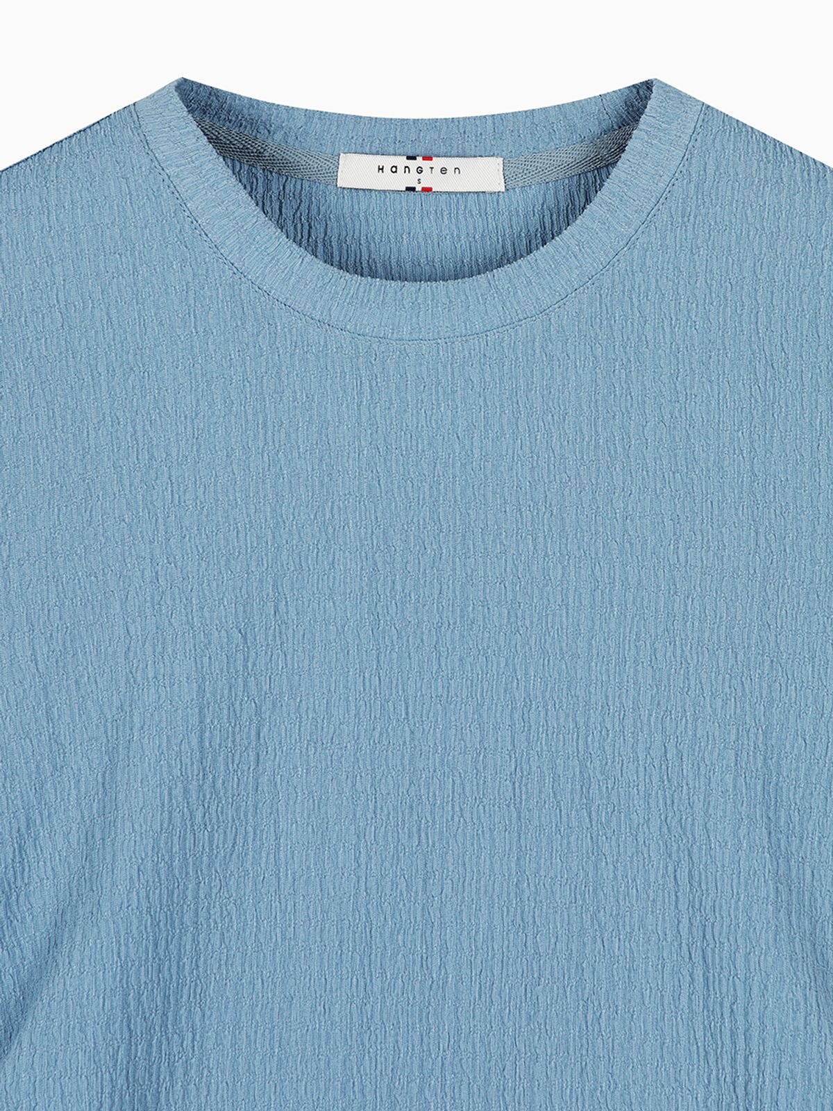 행텐(HANGTEN) 여성 사이드 셔링 크링클 티셔츠_294(10570-131-407-69)