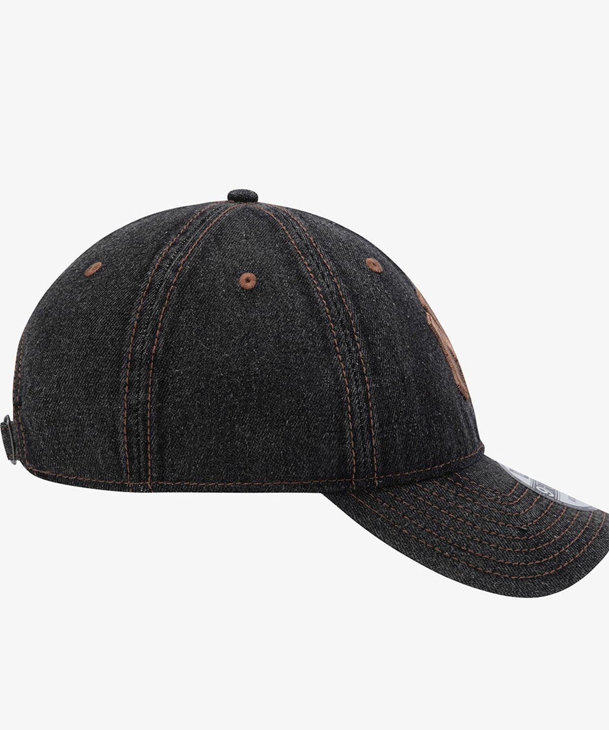 뉴에라(NEW ERA) MLB 뉴욕 양키스 데님 언스트럭쳐 볼캡 데님 블랙