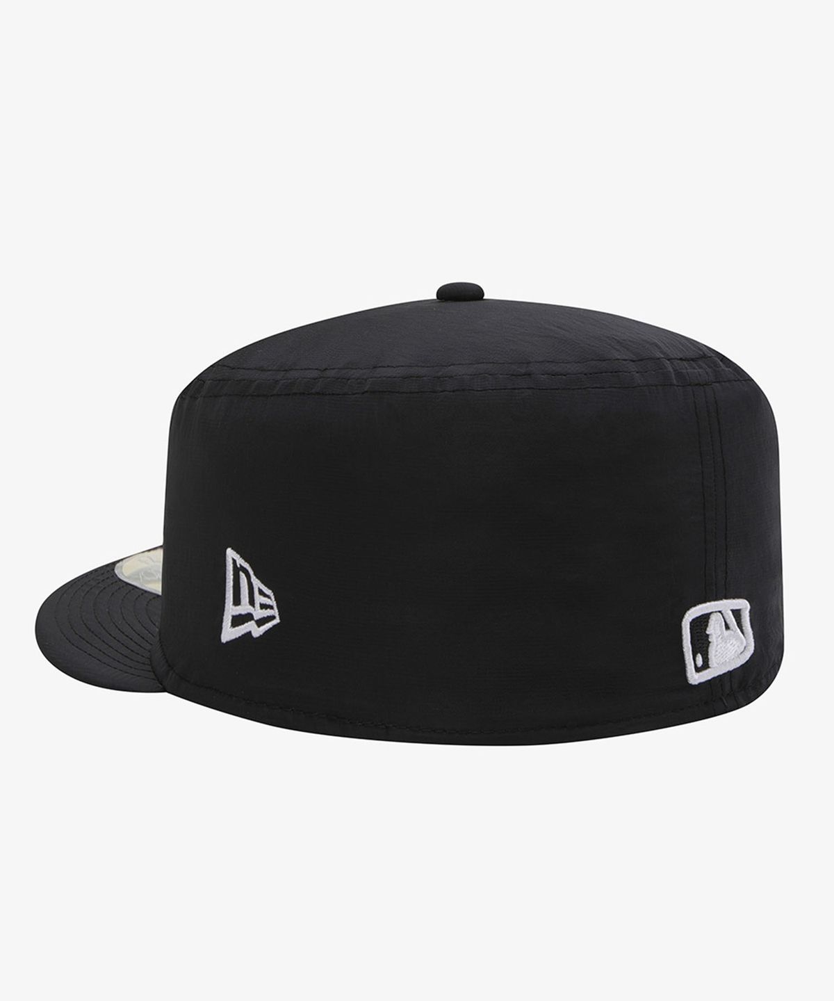 뉴에라(NEW ERA) MLB 뉴욕 양키스 나일론 메탈 필박스 피티드캡 블랙