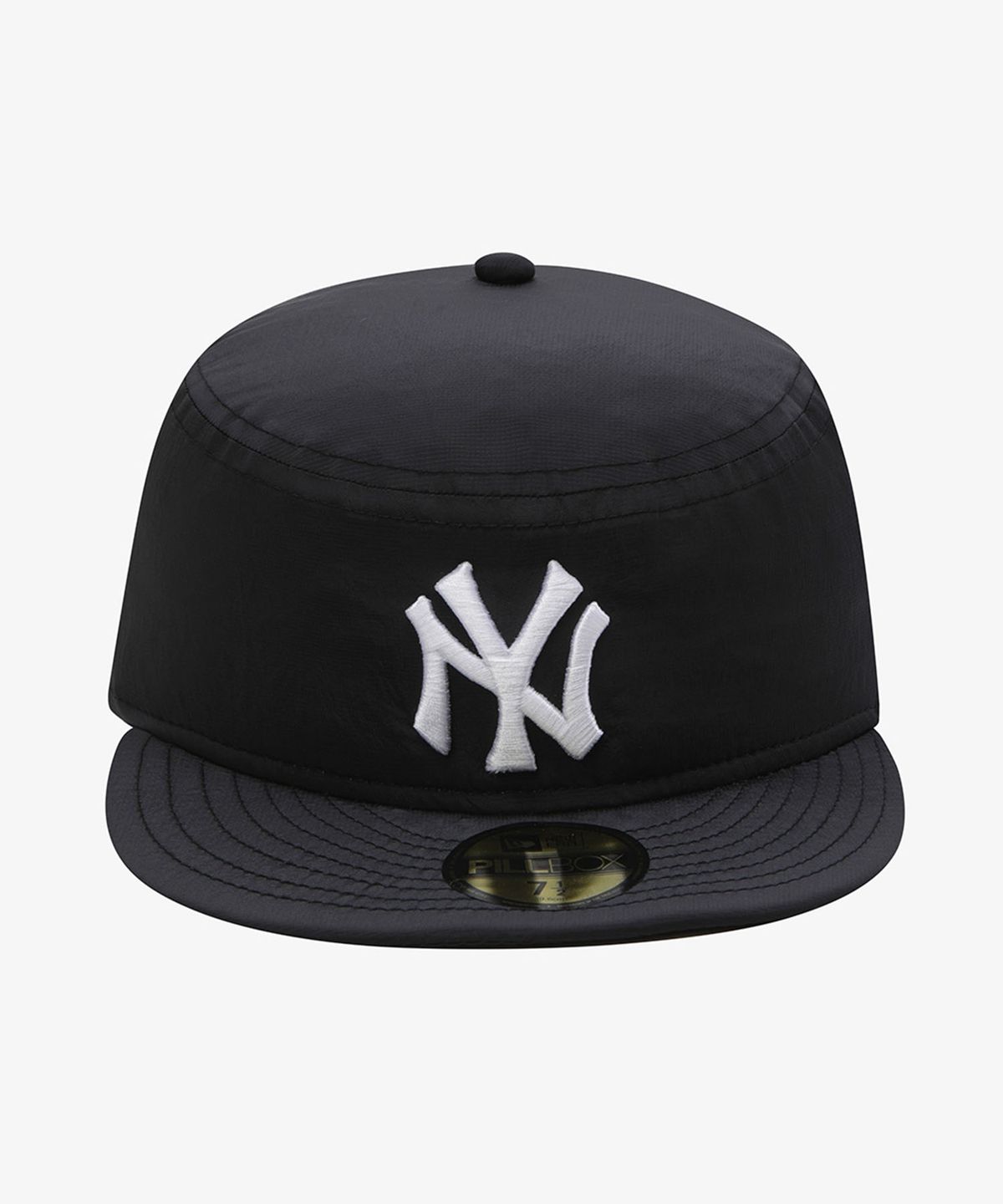 뉴에라(NEW ERA) MLB 뉴욕 양키스 나일론 메탈 필박스 피티드캡 블랙