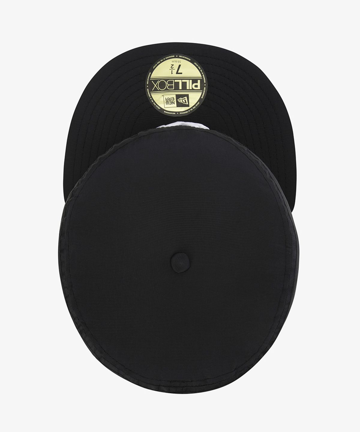 뉴에라(NEW ERA) MLB 뉴욕 양키스 나일론 메탈 필박스 피티드캡 블랙