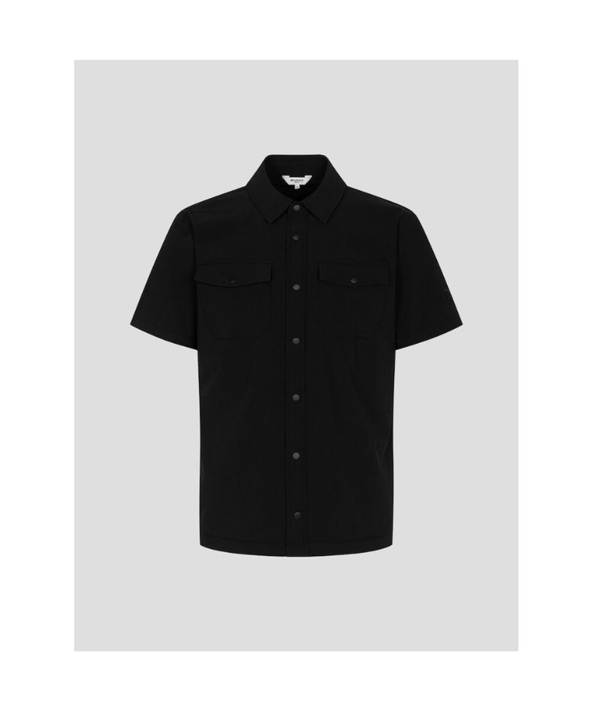 빈폴골프(BEANPOLE GOLF) [HERITAGE] - 남성_셔츠형 반소매 티셔츠 - 블랙