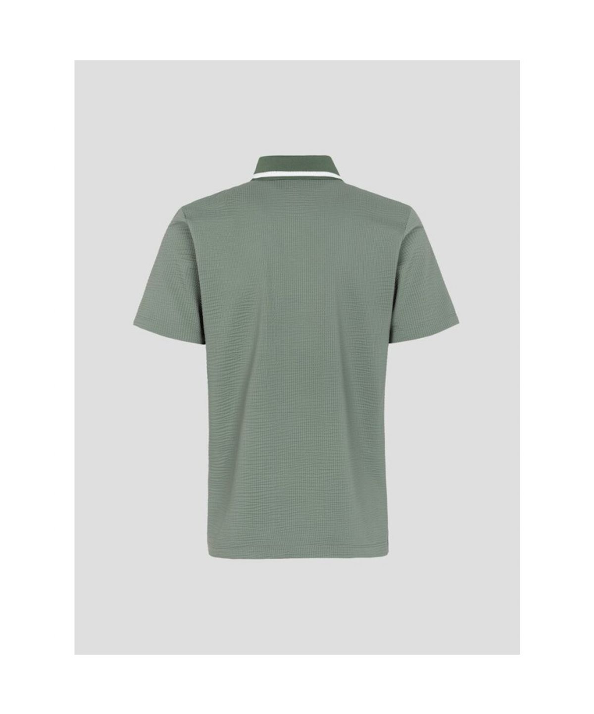 빈폴골프(BEANPOLE GOLF) [HERITAGE] 남성 시어서커 반소매 티셔츠 - 올리브