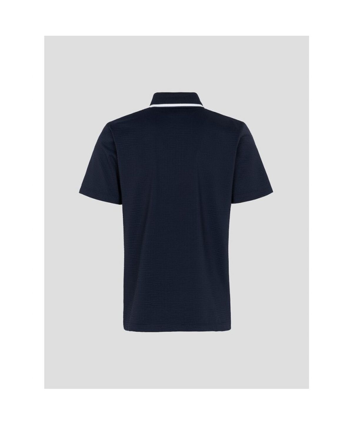 빈폴골프(BEANPOLE GOLF) [HERITAGE] 남성 시어서커 반소매 티셔츠 - 네이비