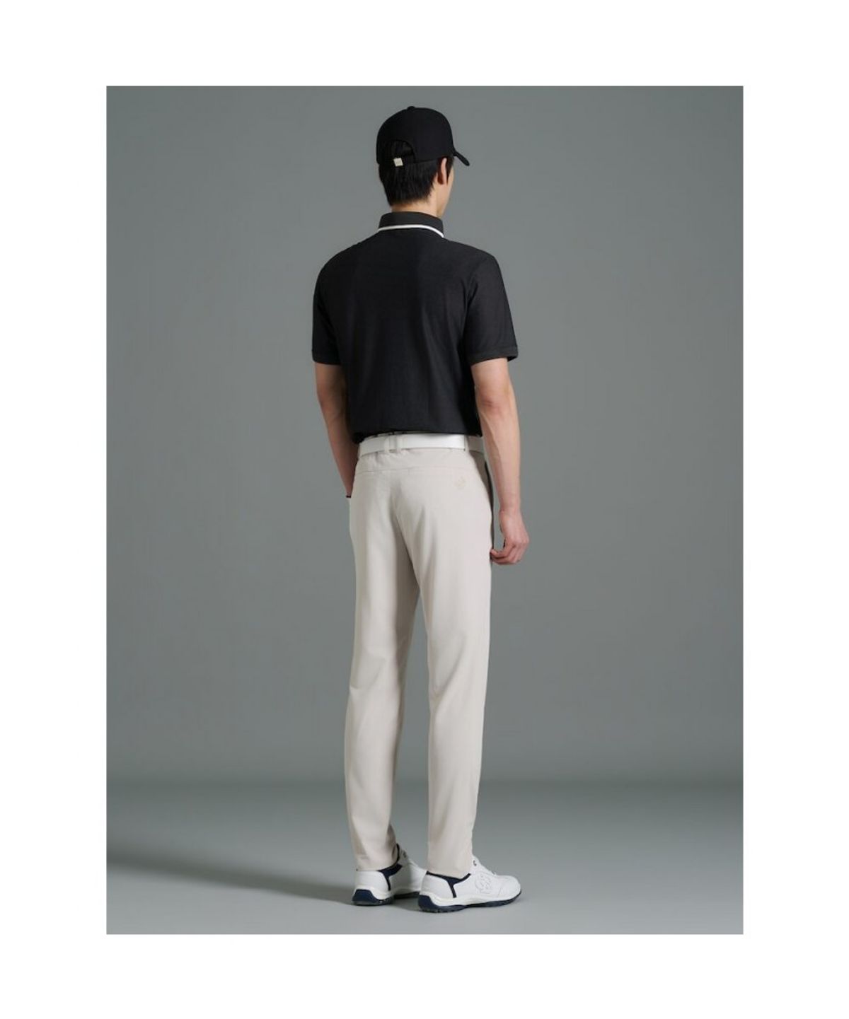빈폴골프(BEANPOLE GOLF) [HERITAGE] 남성 심볼 프린트 반소매 티셔츠 - 애쉬