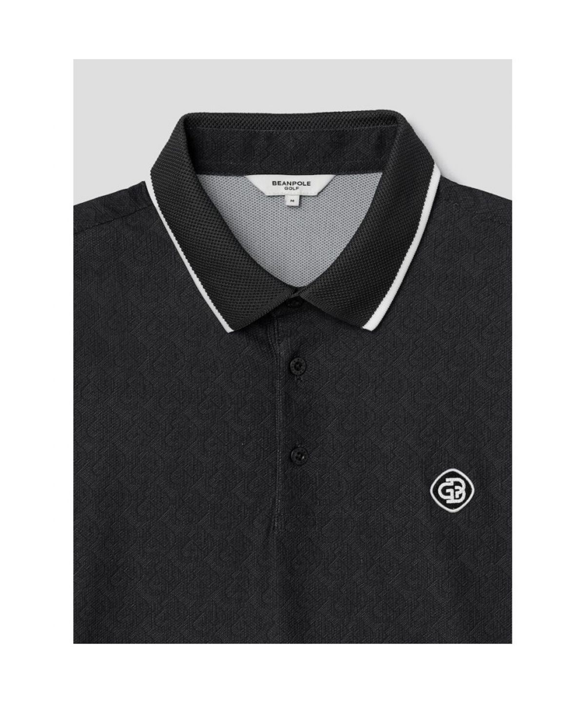 빈폴골프(BEANPOLE GOLF) [HERITAGE] 남성 심볼 프린트 반소매 티셔츠 - 애쉬
