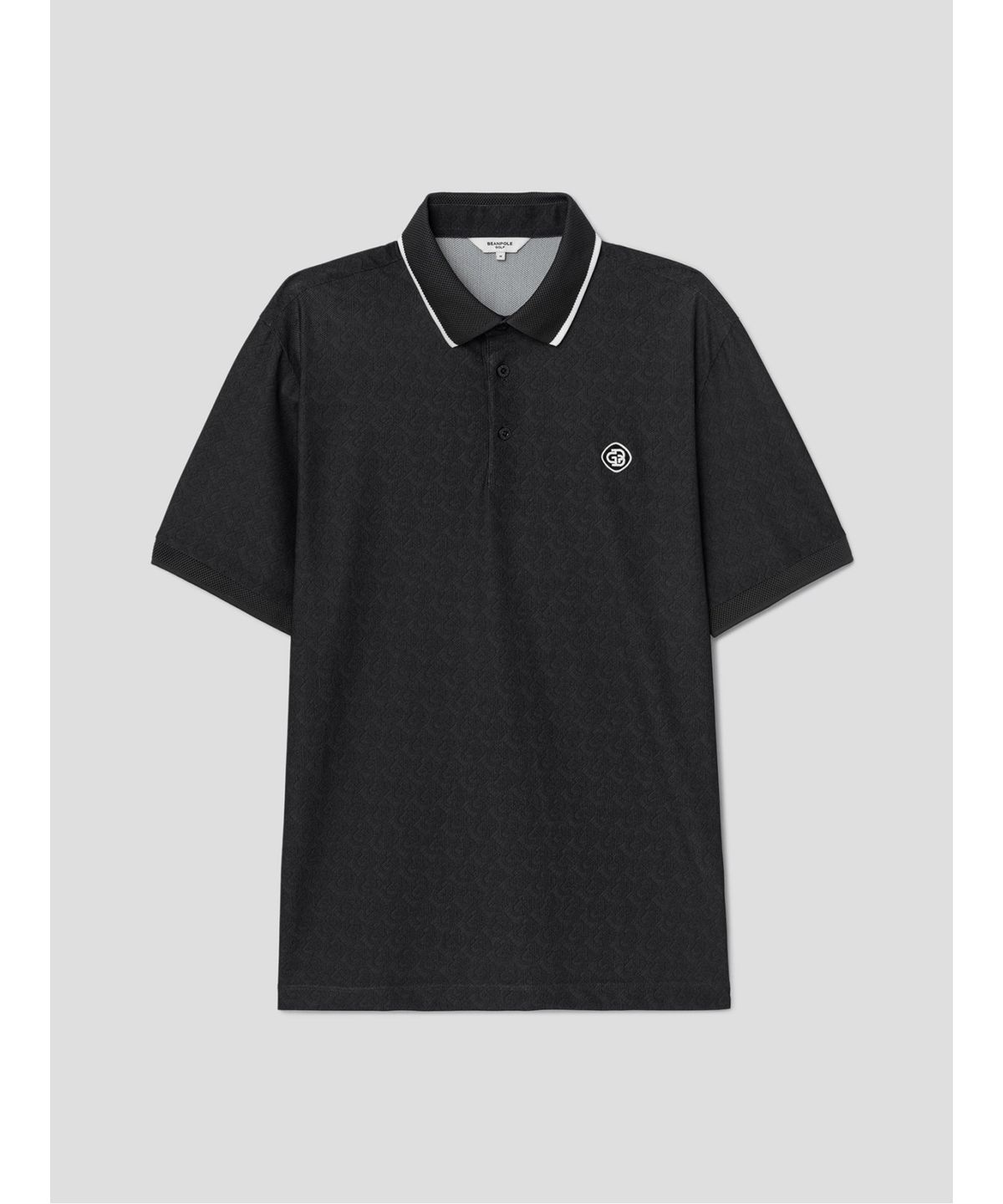 빈폴골프(BEANPOLE GOLF) [HERITAGE] 남성 심볼 프린트 반소매 티셔츠 - 애쉬