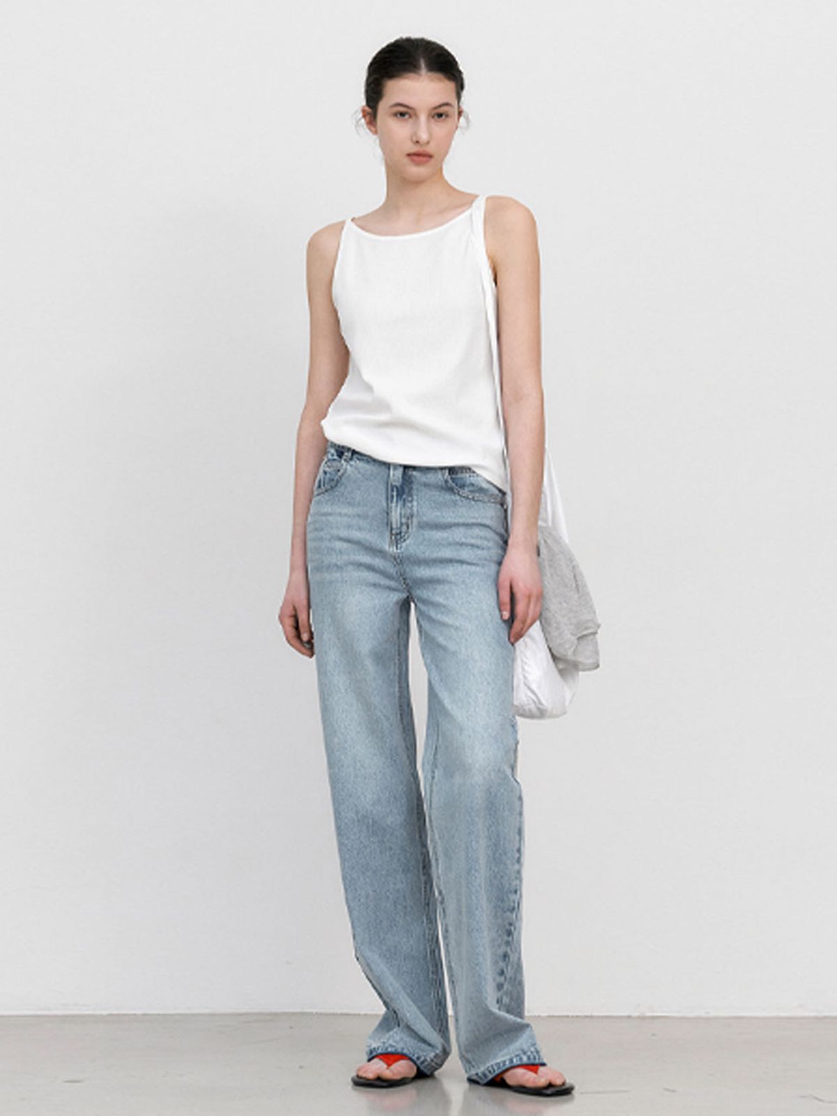 아틀리에 나인(ATELIER NAIN) CLASSIC STRAIGHT DENIM PANTS (X-PT-5799)