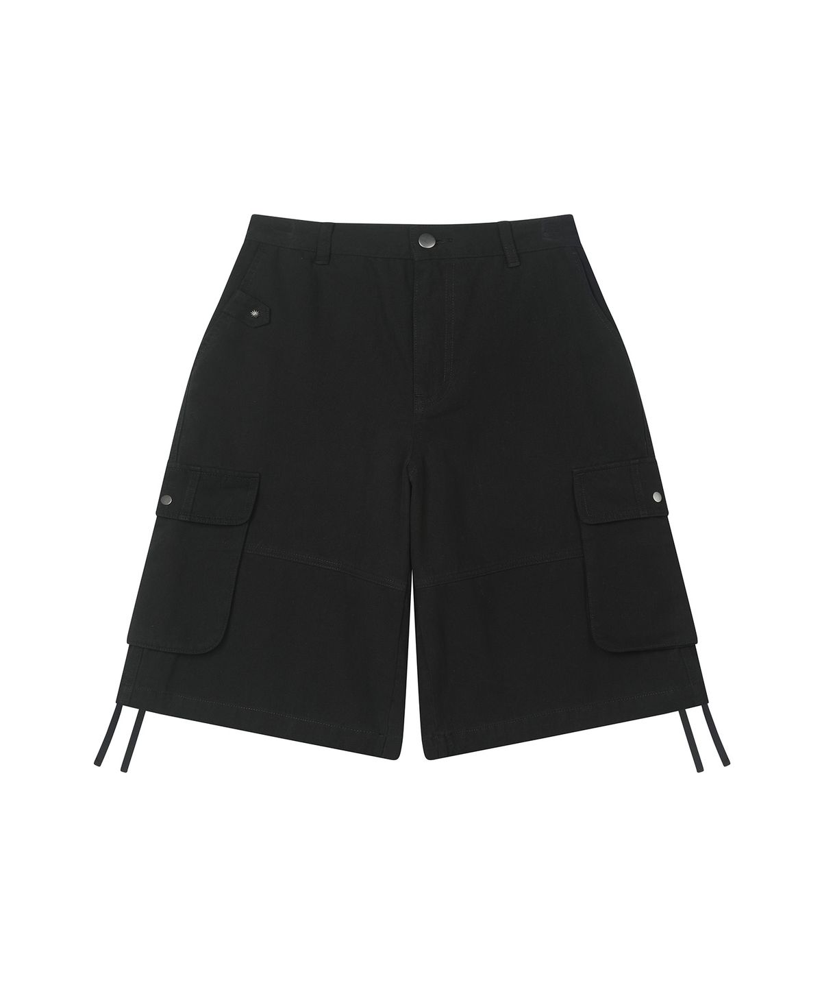 레더리(LEATHERY) 스터드 코튼 카고 버뮤다 팬츠 [2COLOR]