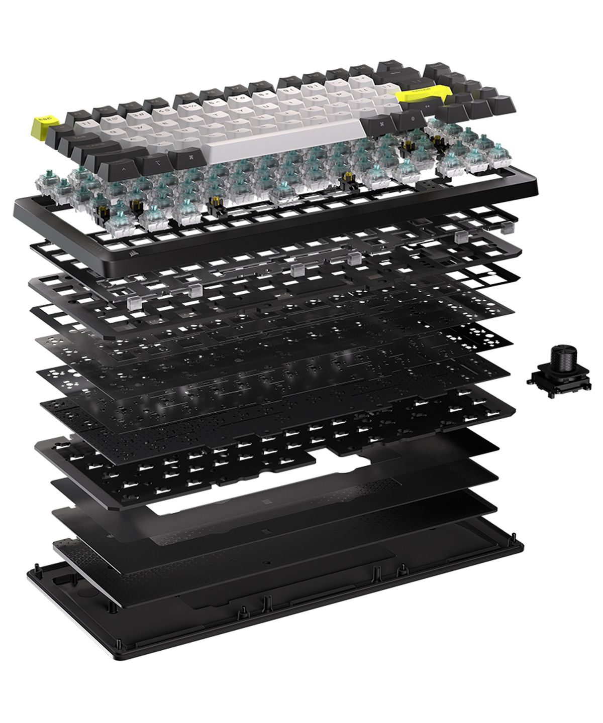 커세어(CORSAIR) MAKR PRO 75 핫스왑 래피드트리거 게이밍 기계식 키보드 MGX 마그네틱축