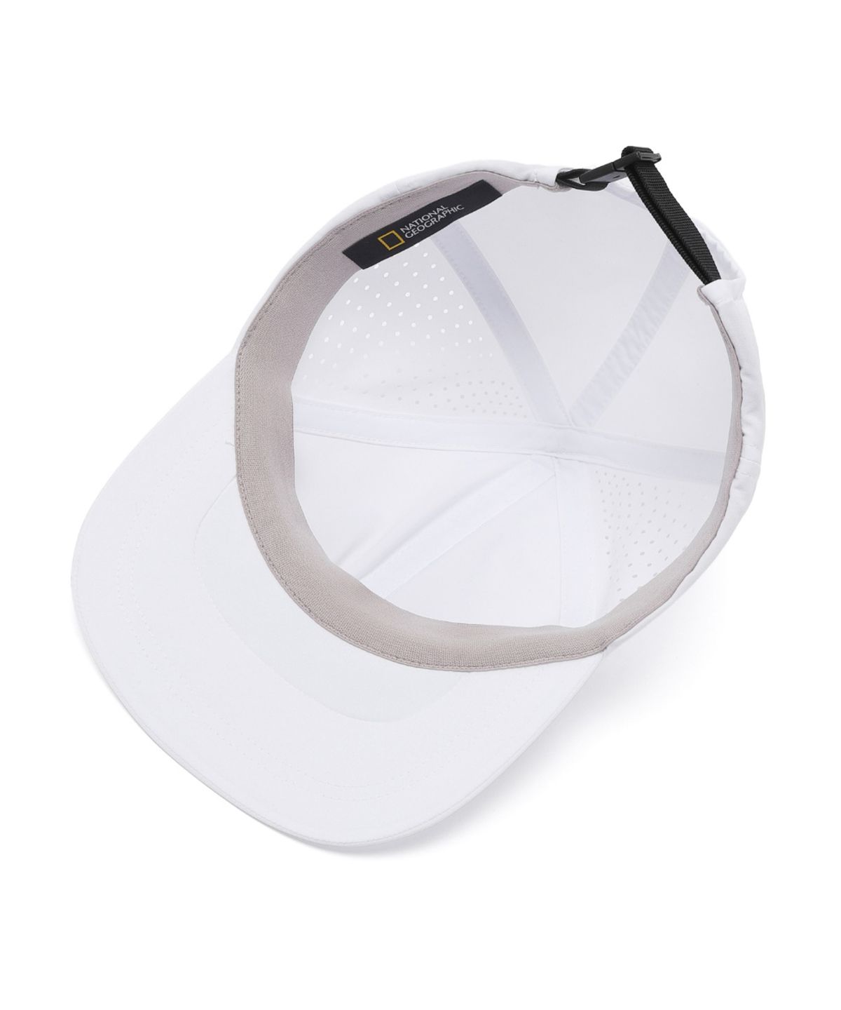 내셔널지오그래픽(NATIONALGEOGRAPHIC) N265AHA090 타공 스트레치캡 WHITE