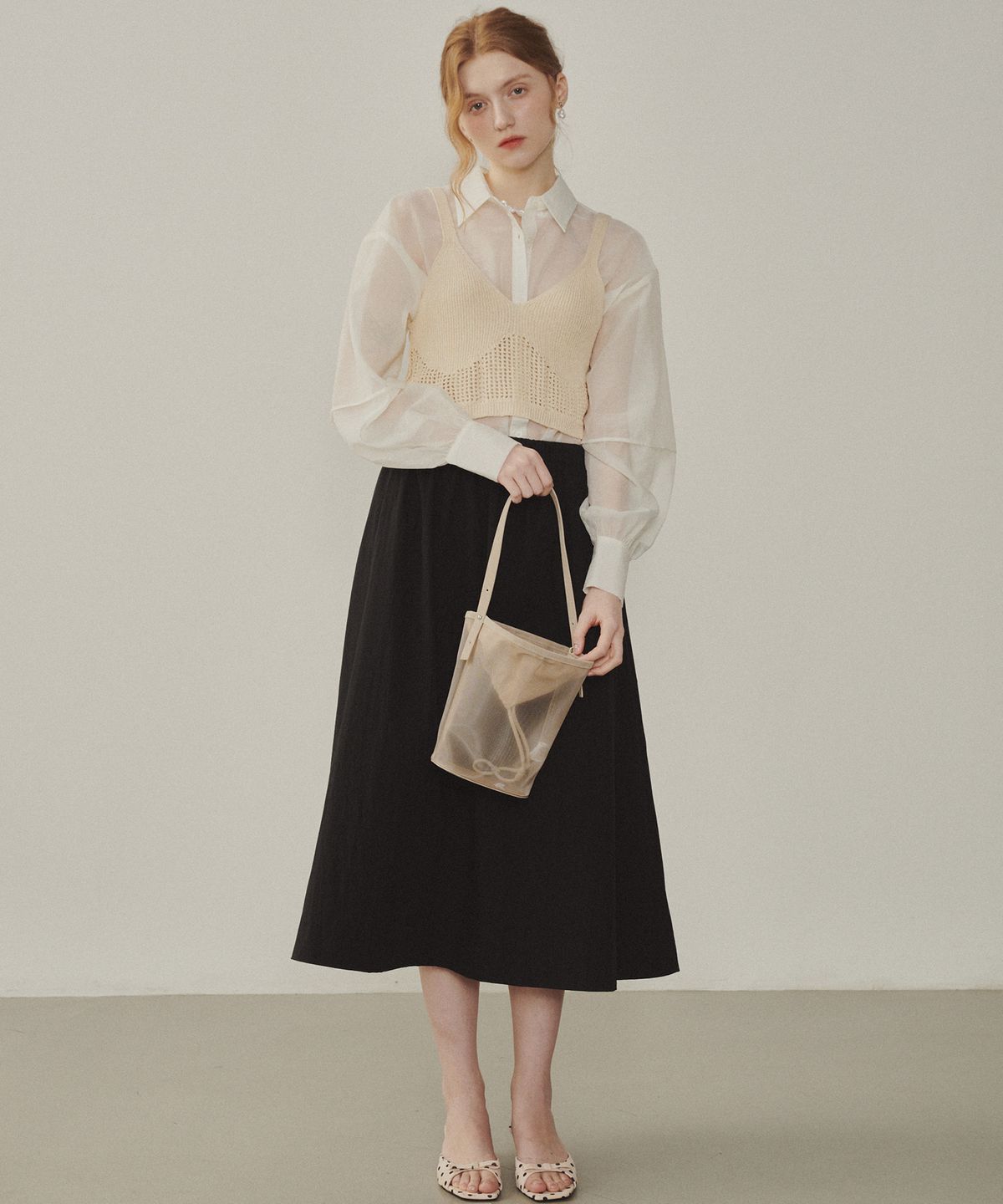 멜리앤로즈(MELLY&ROSE) 파크 매쉬 토트백(314918)
