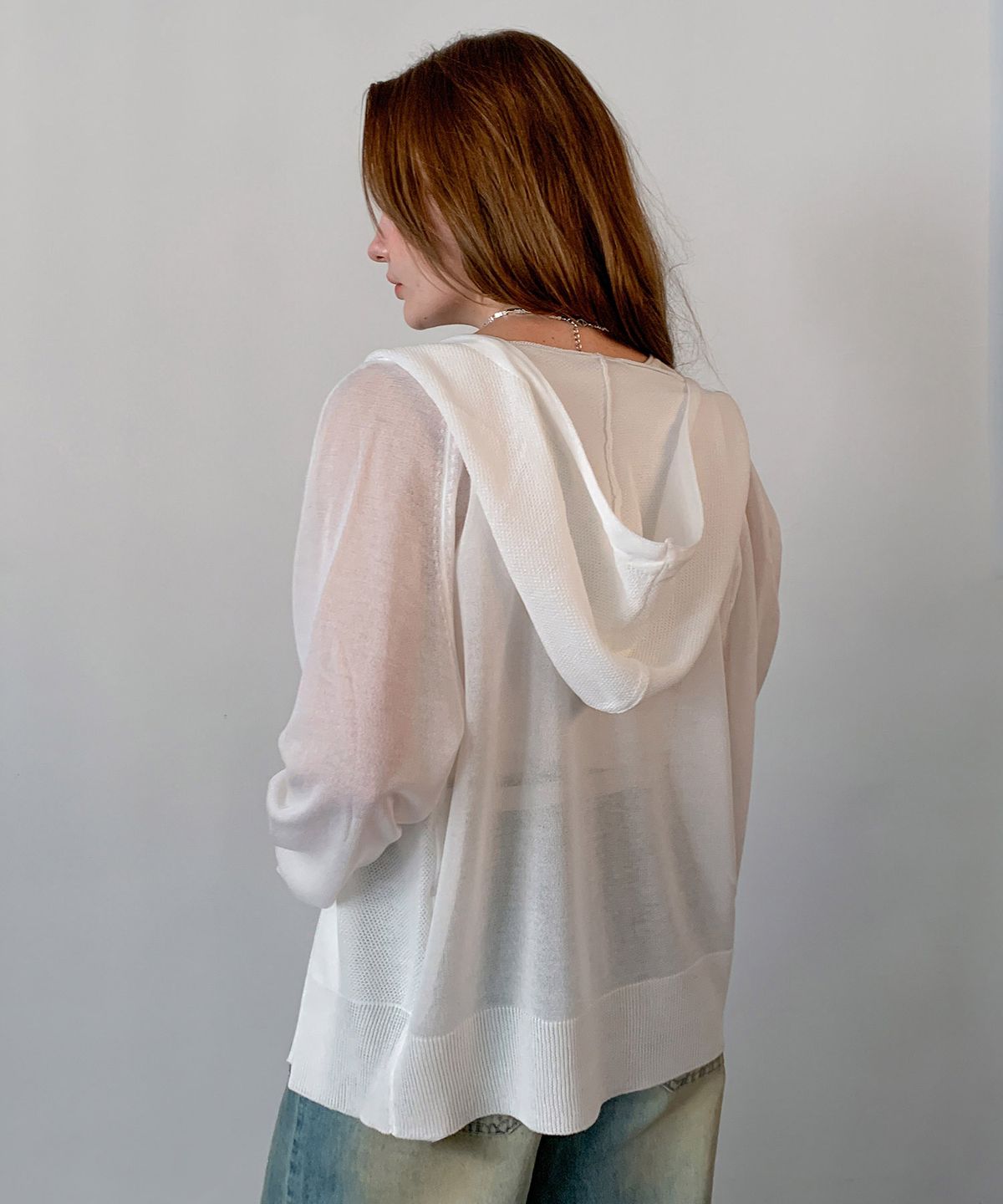 바스카라(VASCARA) Waffle Knit Zip-Up Hoodie (3colors)