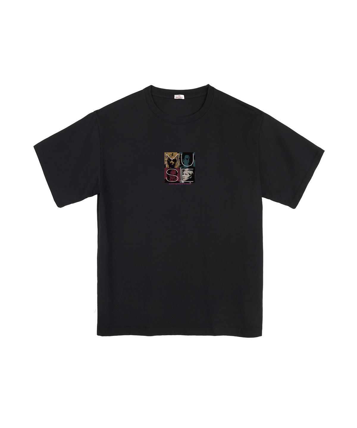 1011갤러리(1011 GALLERY) Gallery Muse T-Shirts - Black