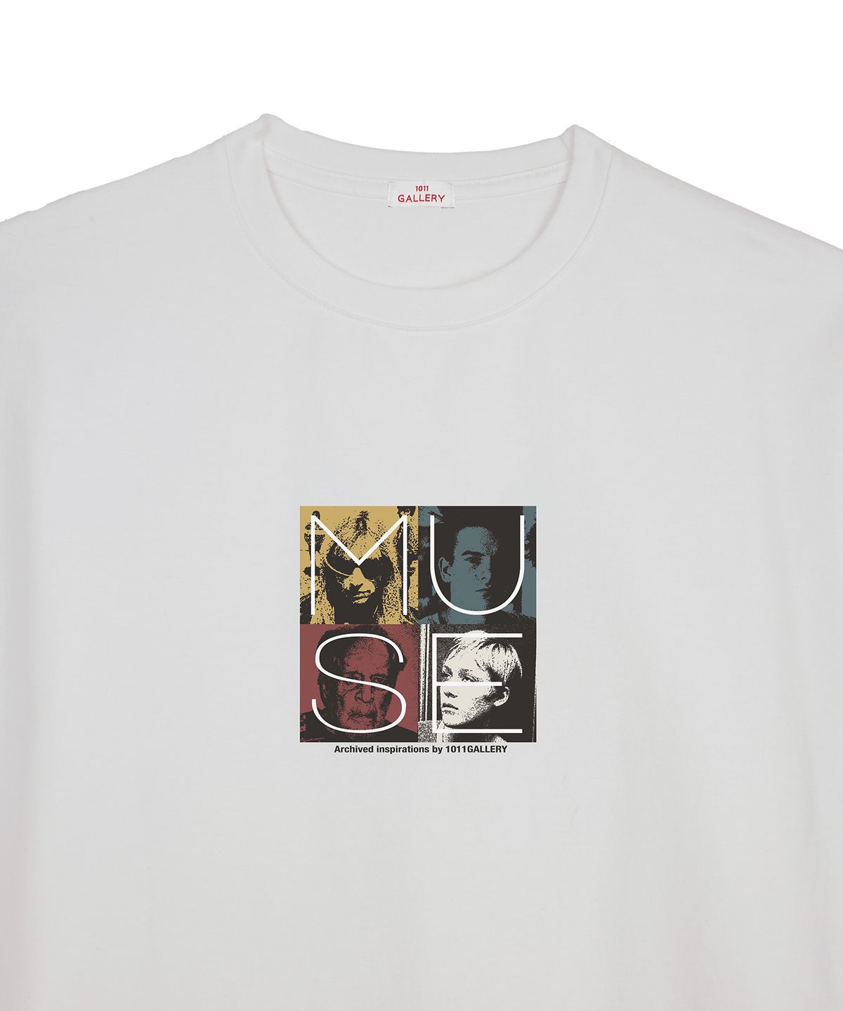 1011갤러리(1011 GALLERY) Gallery Muse T-Shirts - White